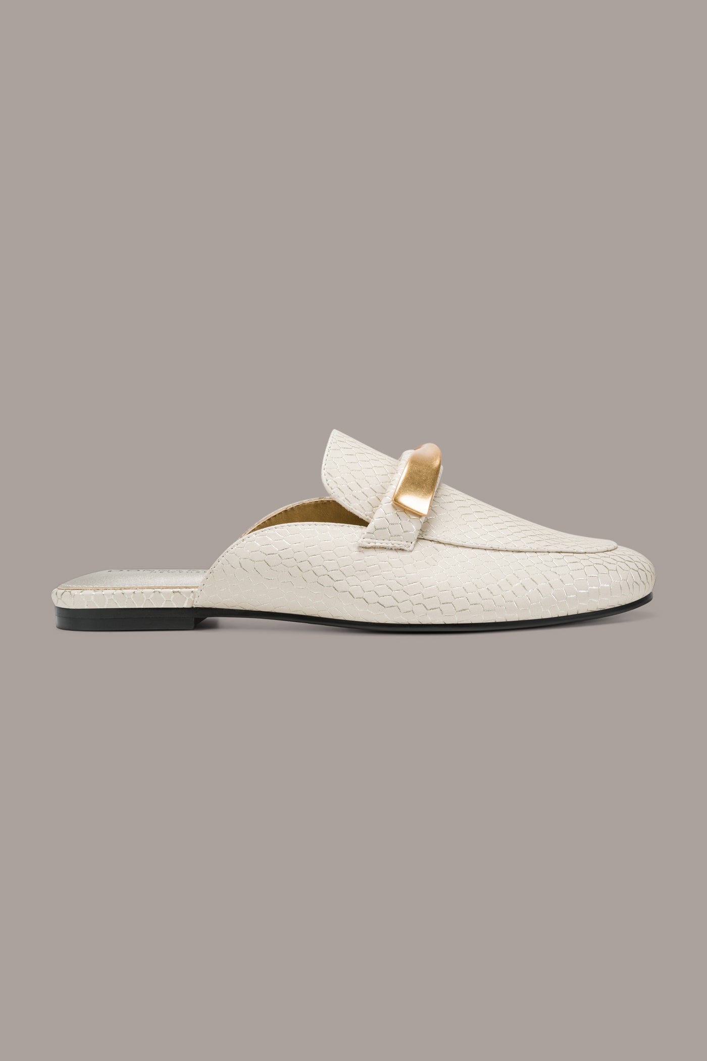 DAKOTA SNAKE EFFECT LOAFER MULE VIEW 2