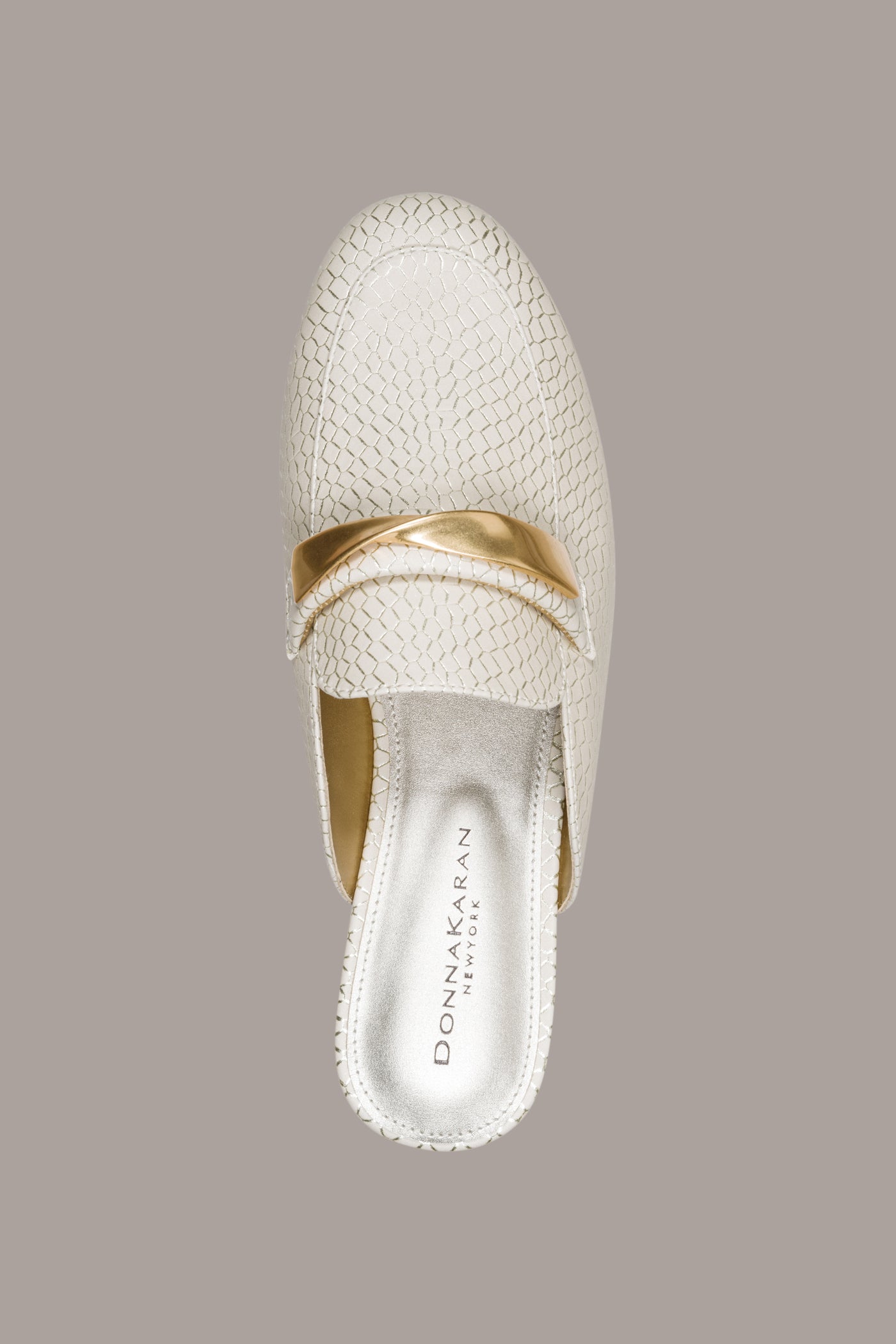 DAKOTA SNAKE EFFECT LOAFER MULE VIEW 3