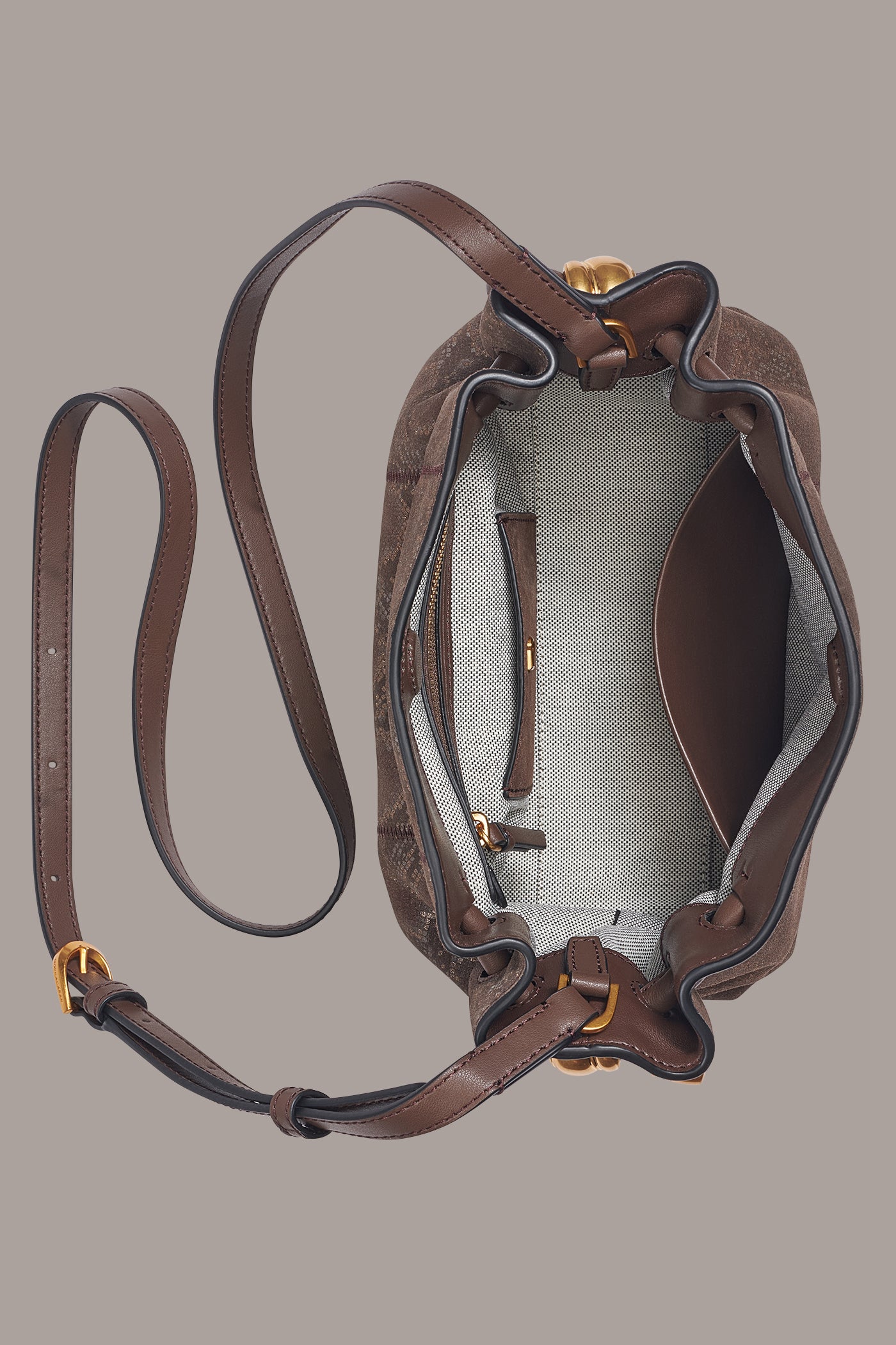 CASHMERE SNAKE-EFFECT CROSSBODY BAG VIEW 5 | New Bags