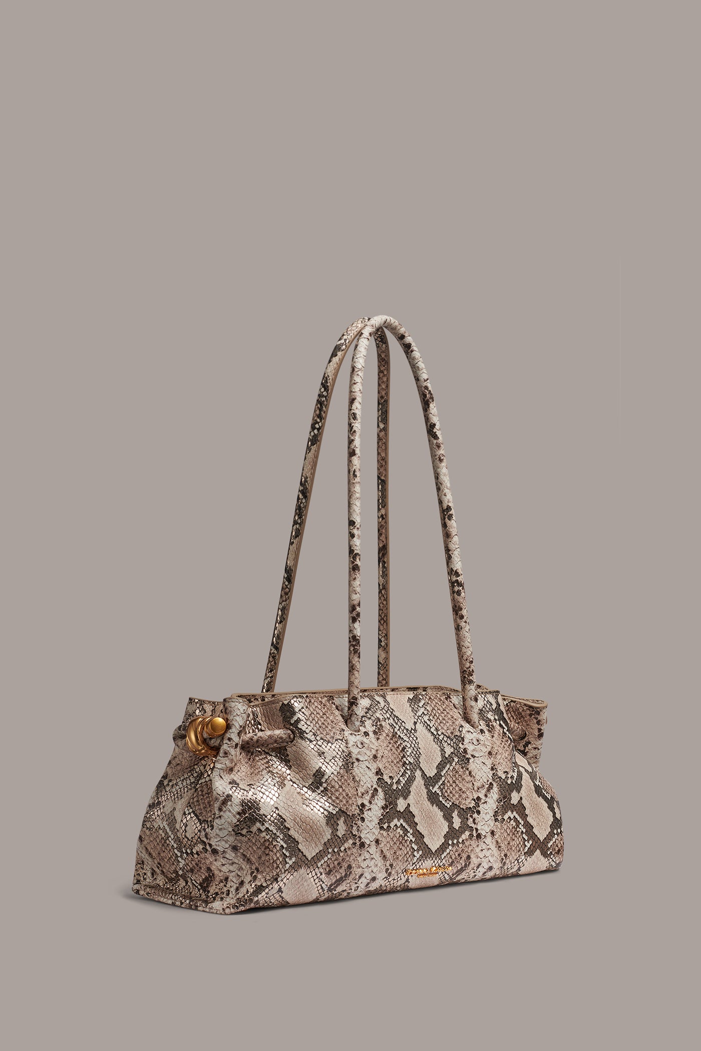 CASHMERE SNAKE-EFFECT MEDIUM TOTE VIEW 3 | New Bags