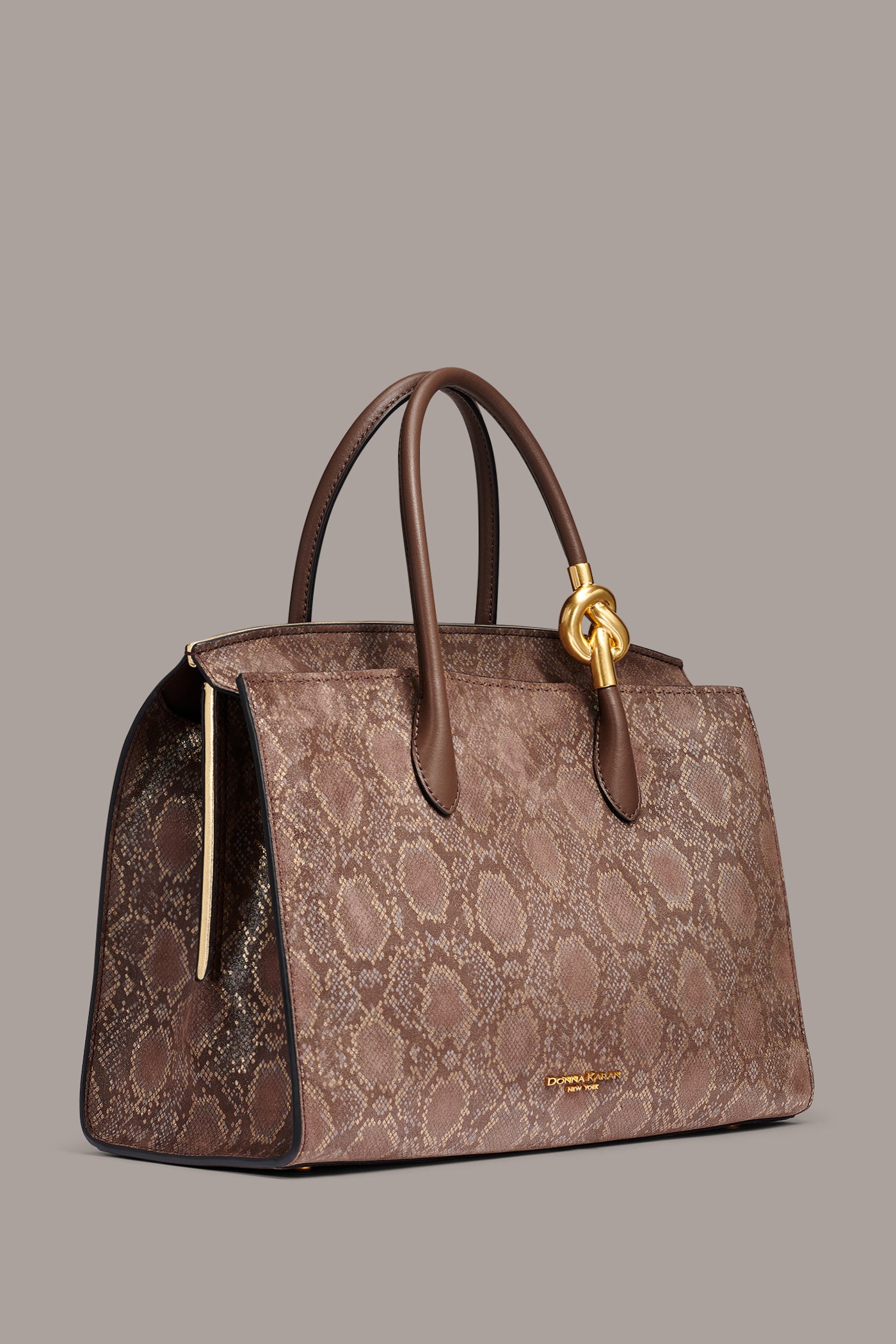 LODEN SNAKE-EFFECT SATCHEL BAG VIEW 3 | Satchels