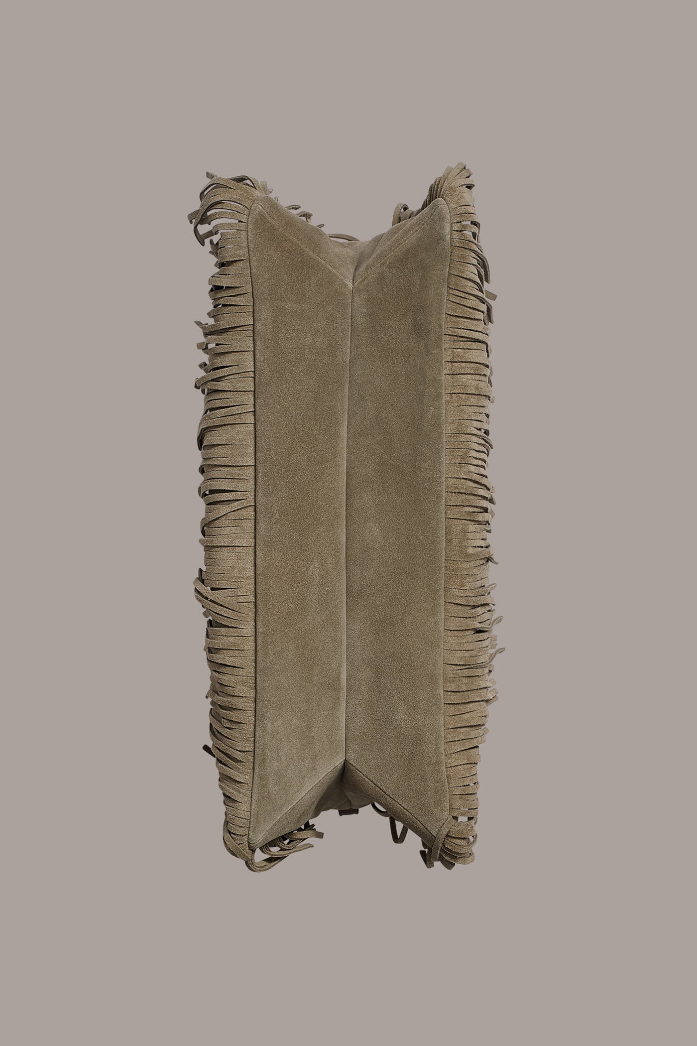 VELVET LARGE FRINGE SHOULDER BAG VIEW 4 | New Bags