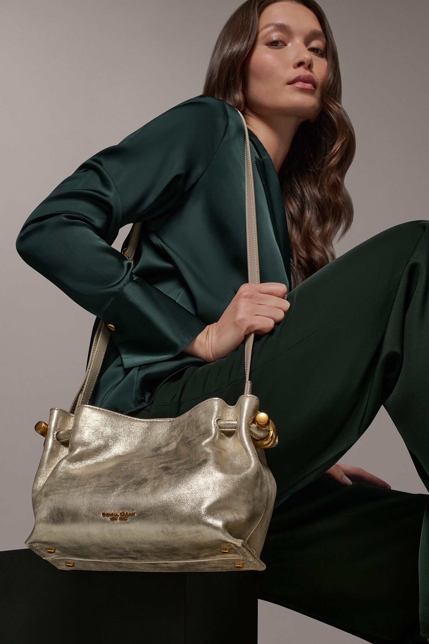 CASHMERE LEATHER CROSSBODY BAG (alternate view)