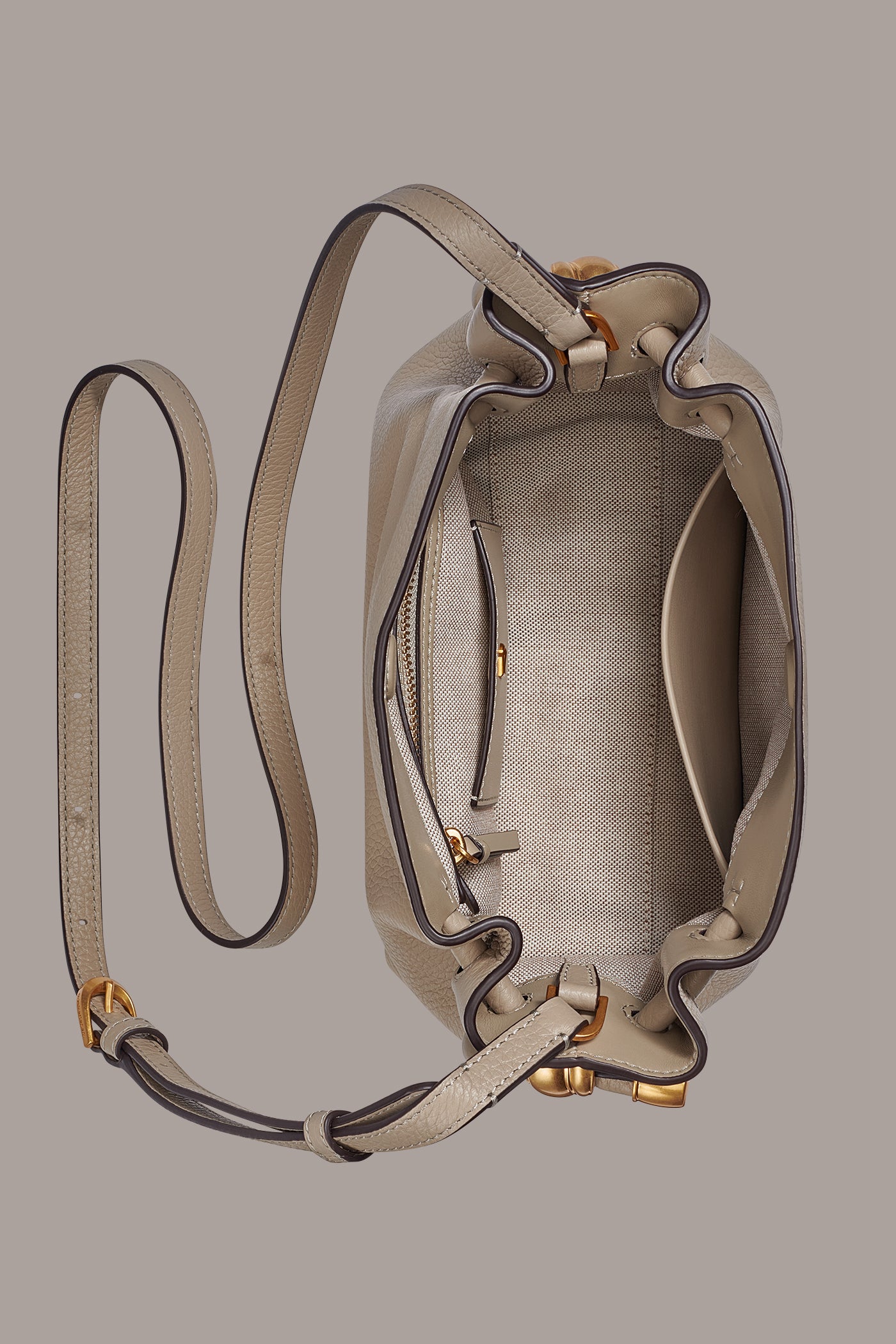 CASHMERE LEATHER CROSSBODY BAG VIEW 6
