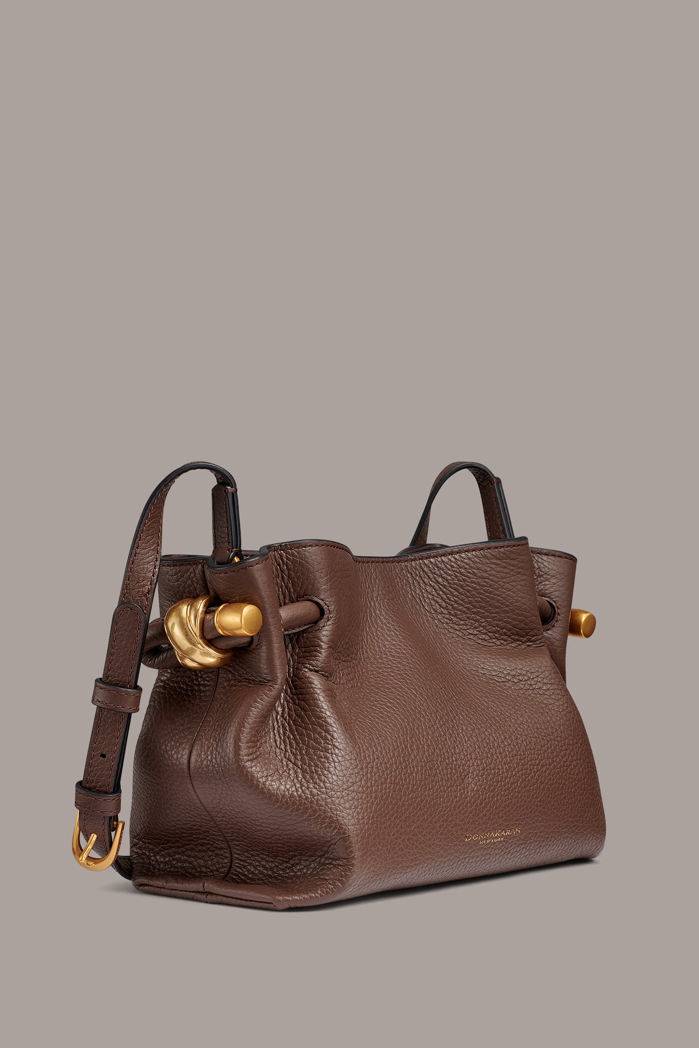 CASHMERE LEATHER CROSSBODY BAG VIEW 3