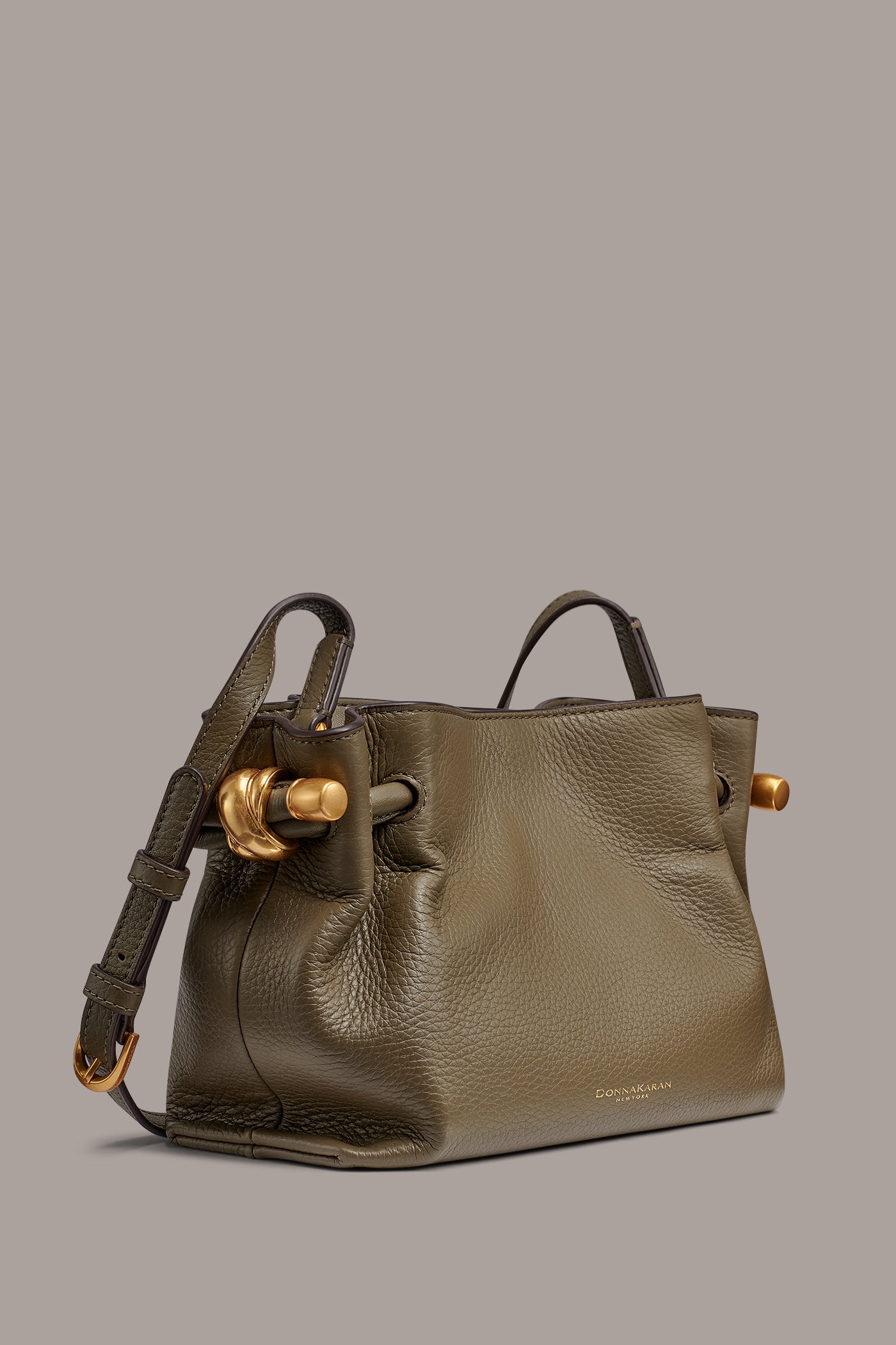 CASHMERE LEATHER CROSSBODY BAG VIEW 3