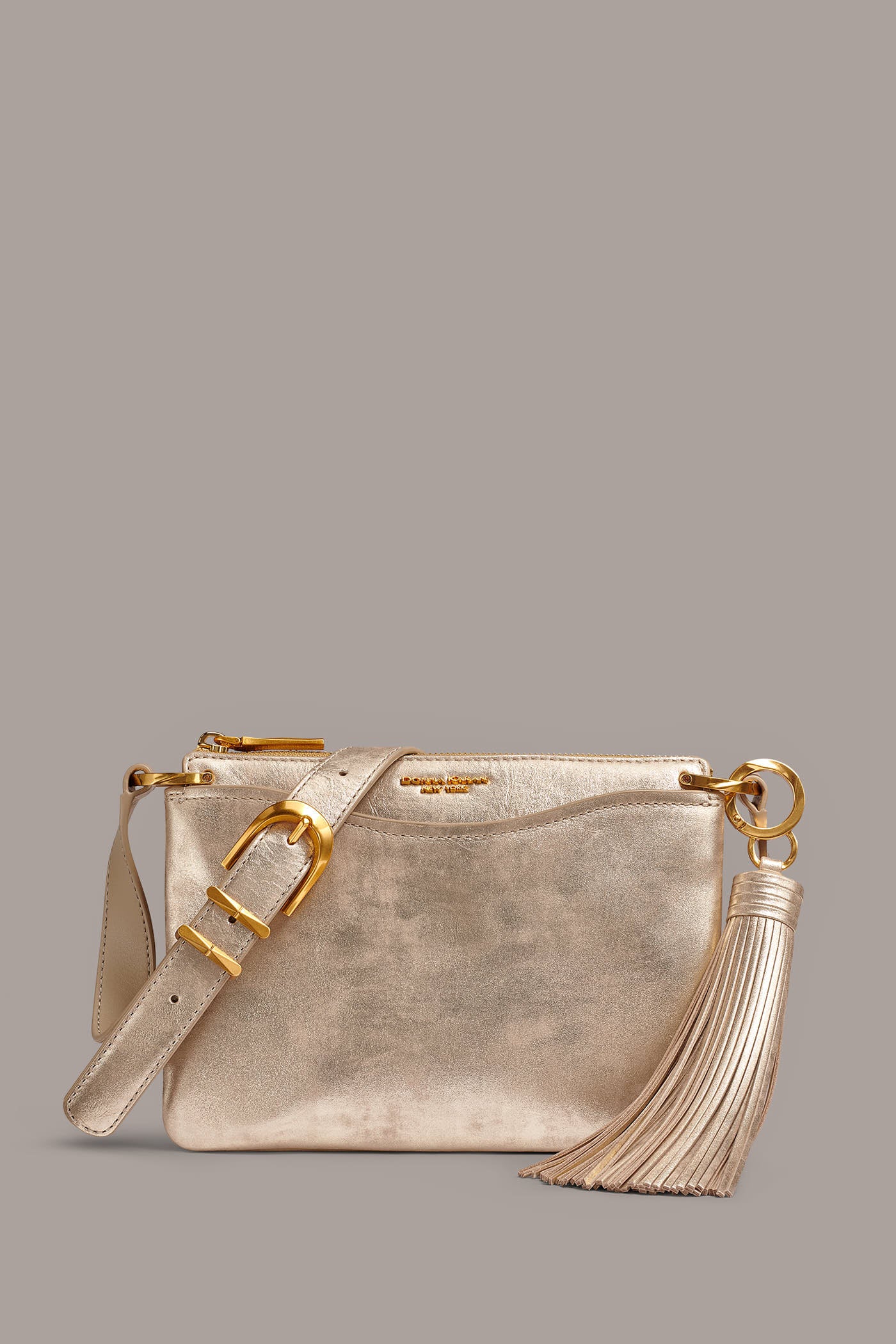 GLENWOOD METALLIC CROSSBODY BAG