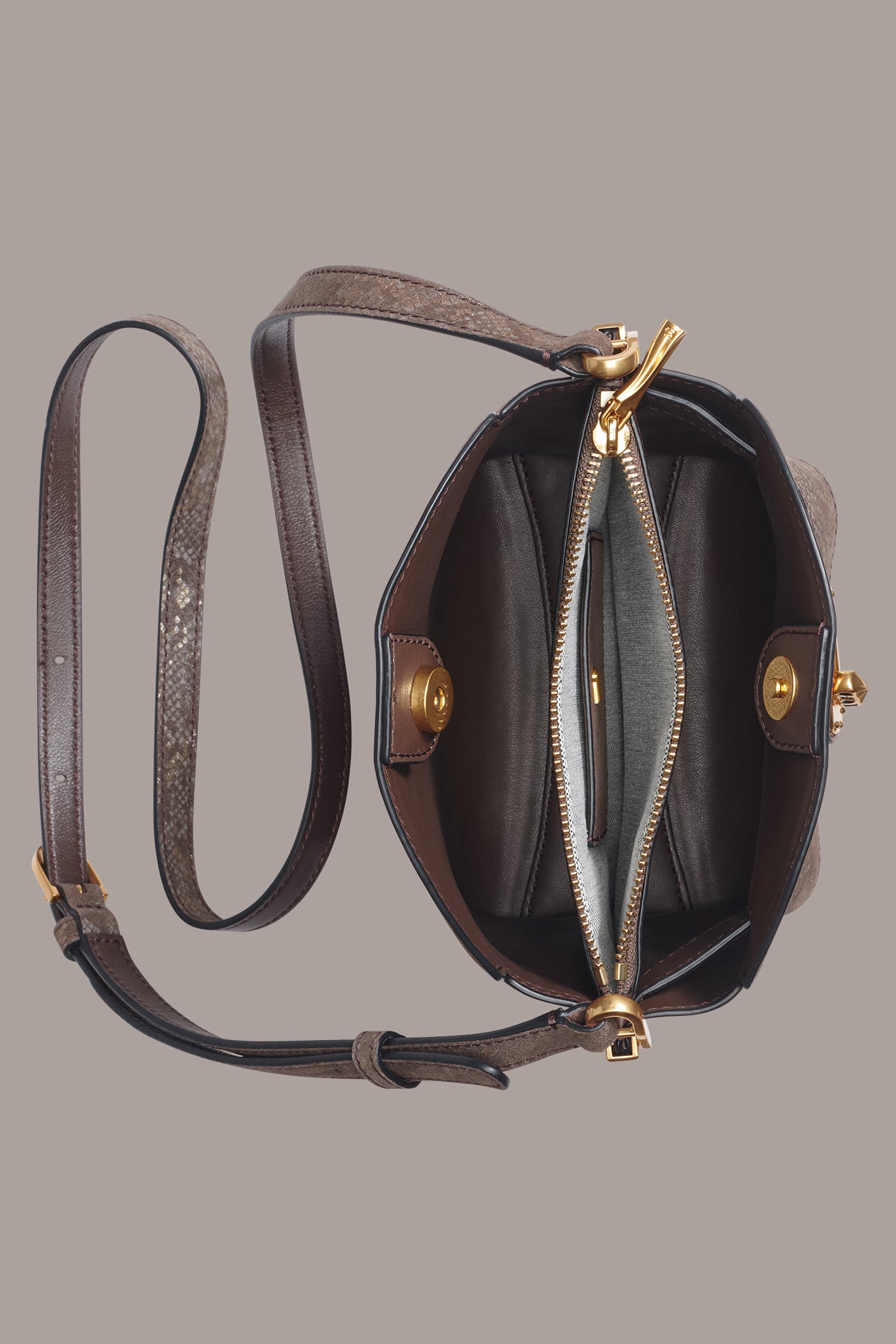 BRIDGEHAMPTON PYTHON SUEDE SMALL CROSSBODY VIEW 6 | Included in discounts