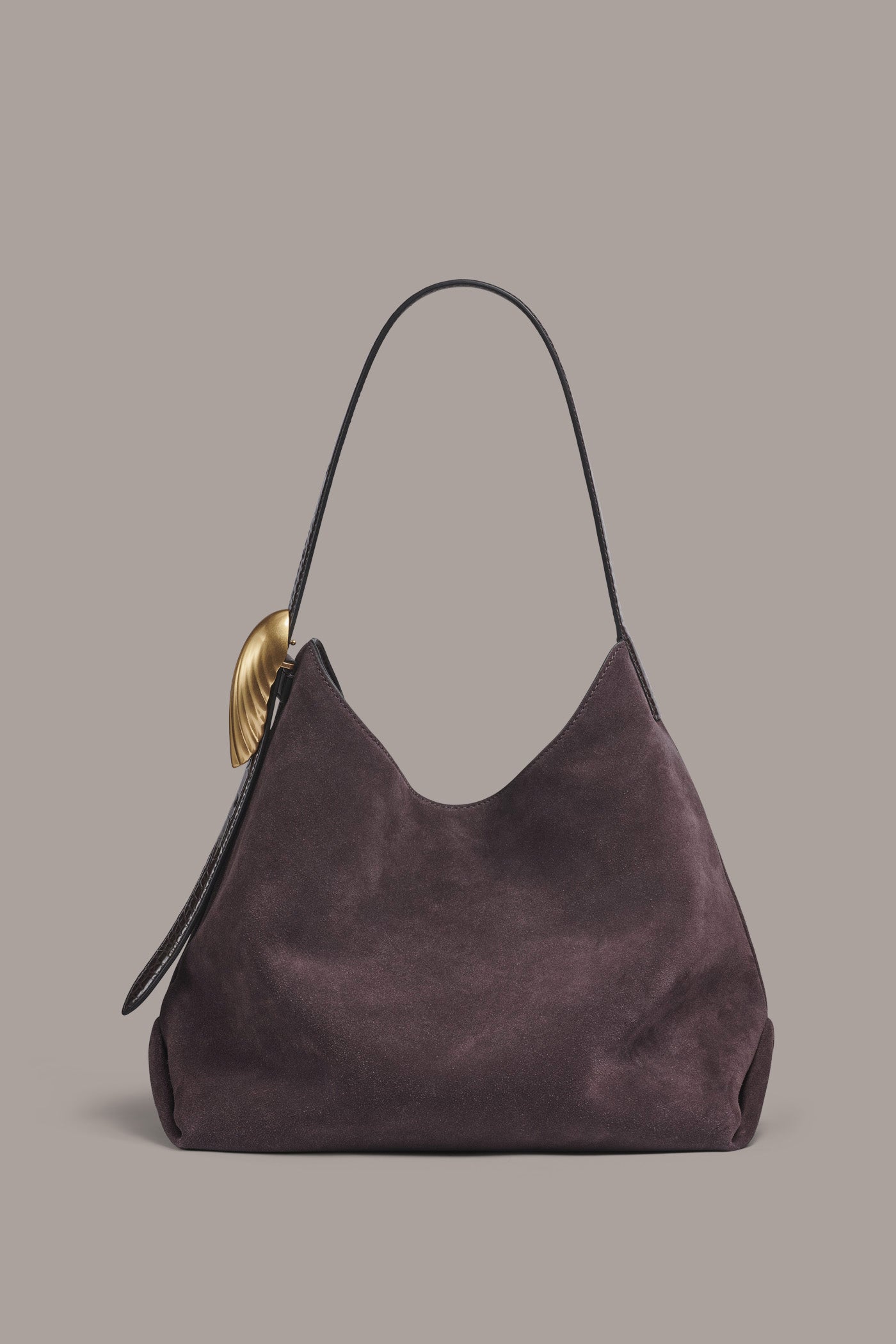 GEORGETTE SUEDE SHOULDER BAG VIEW 4 | Fall Collection