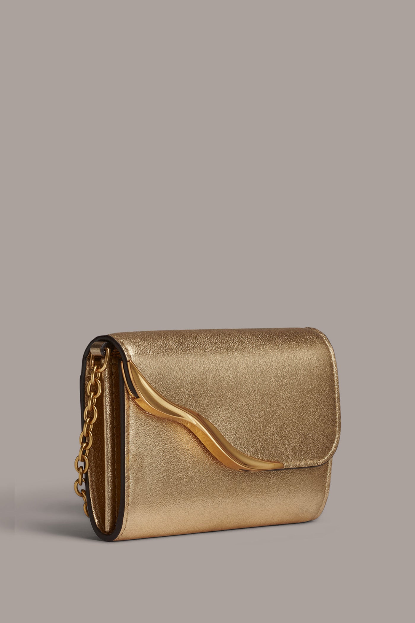 MALVERNE METALLIC MINI CROSSBODY BAG VIEW 3 | Wallets