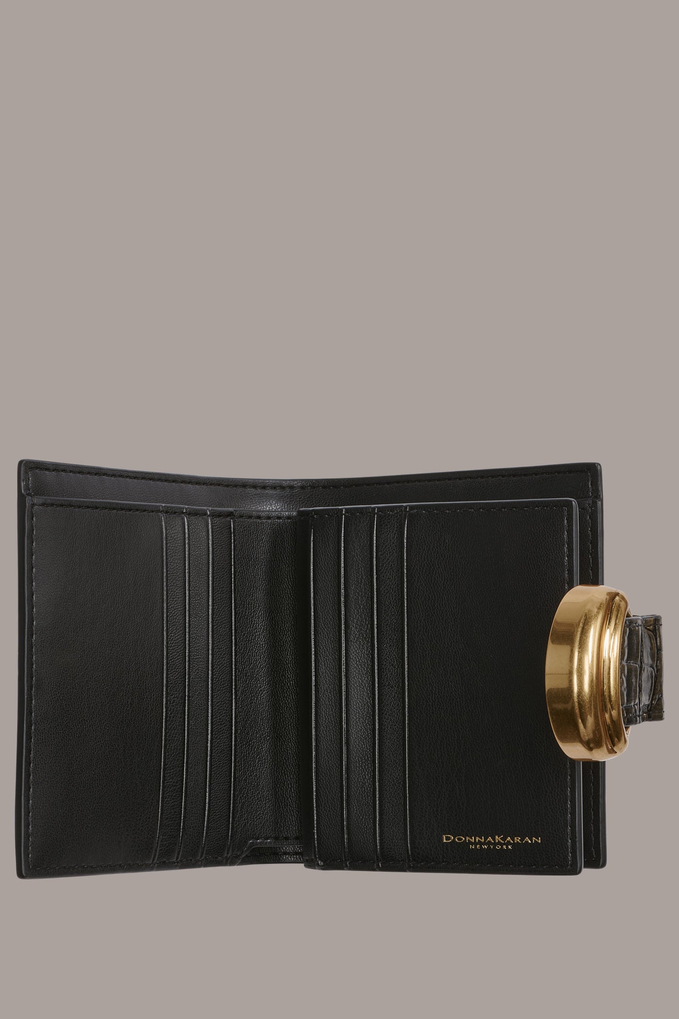 VALLEY STREAM METALLIC CROC EFFECT SMALL WALLET VIEW 5 | Bags