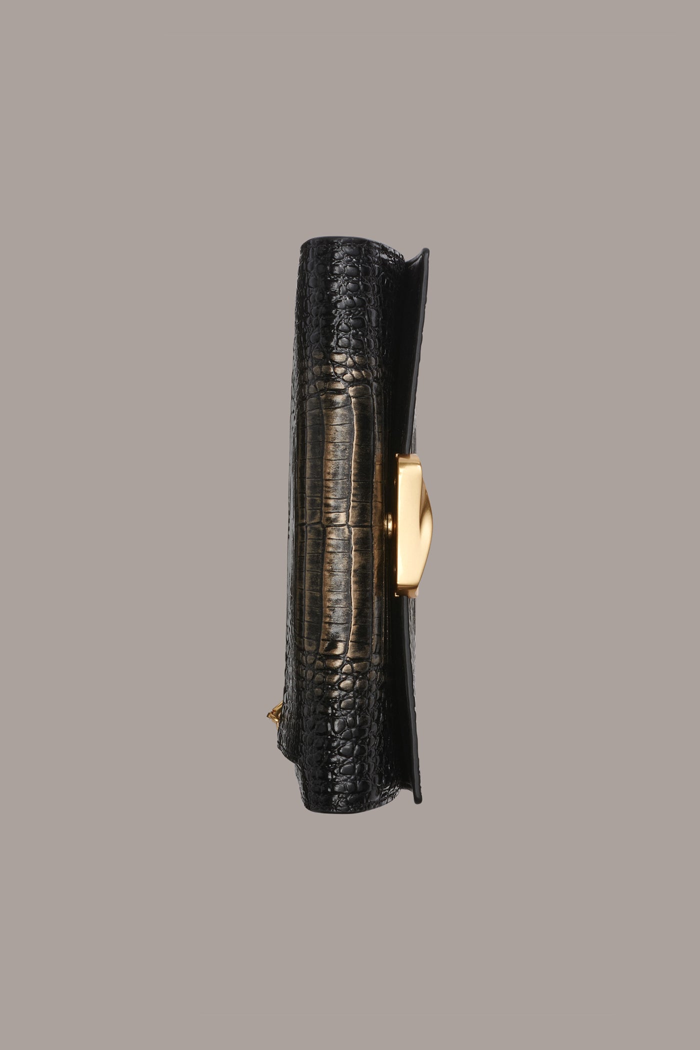 AMAGANSETT METALLIC CROC EFFECT FLAP WALLET VIEW 6 | Bags