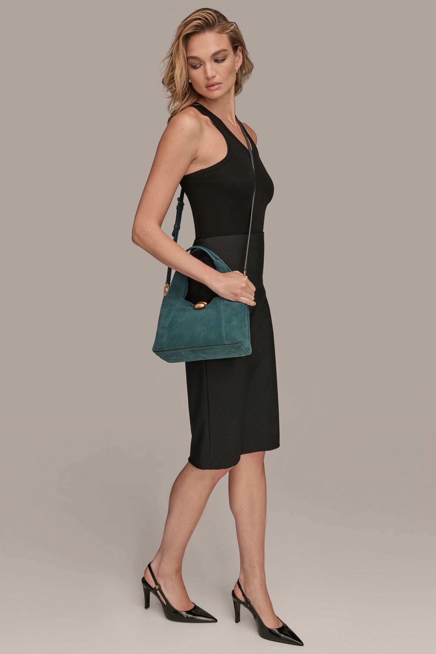 ORGANZA SUEDE CROSSBODY BAG | View 2 | Bags