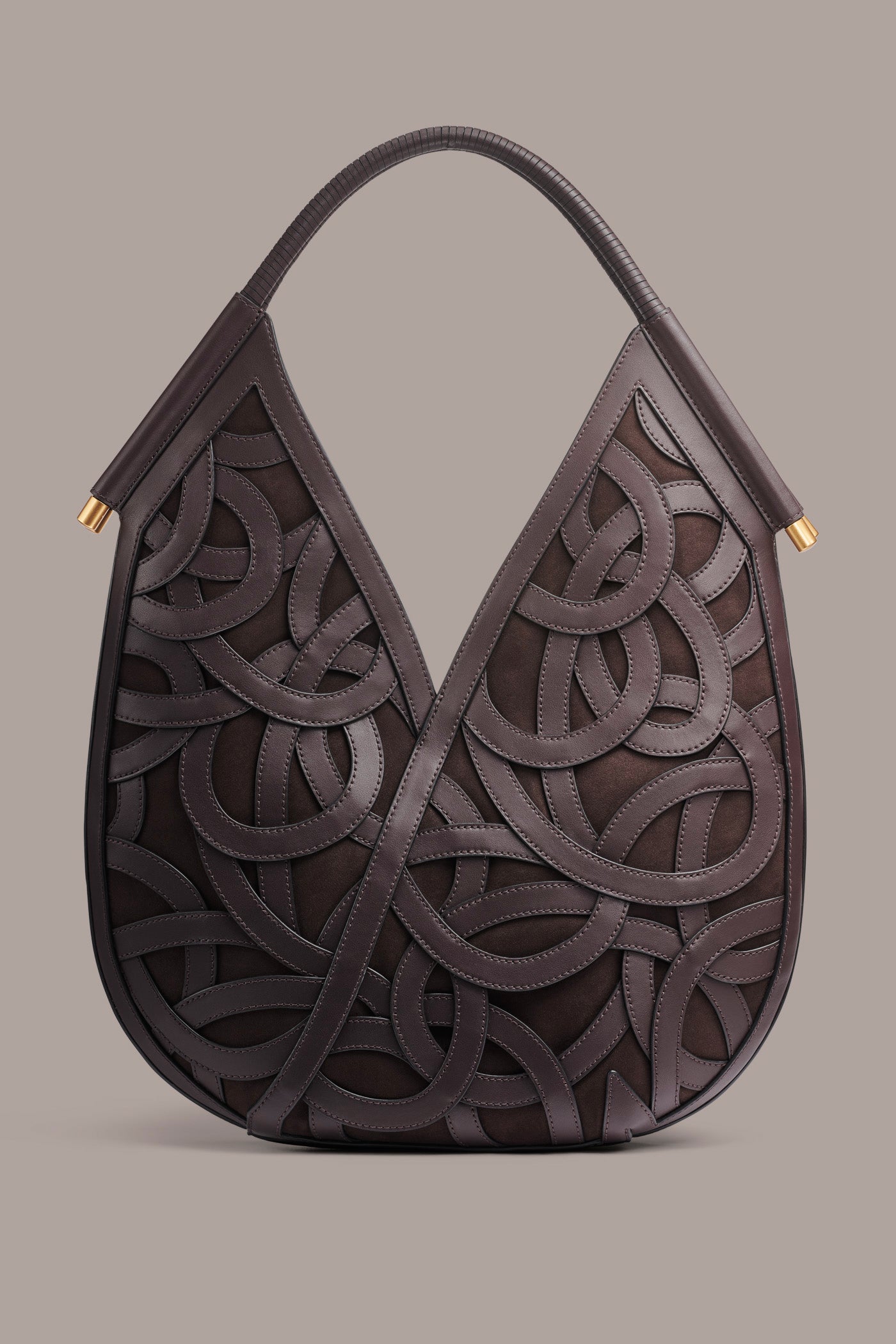 BALDWIN WOVEN ABSTRACT SHOULDER BAG VIEW 4 | Fall Collection