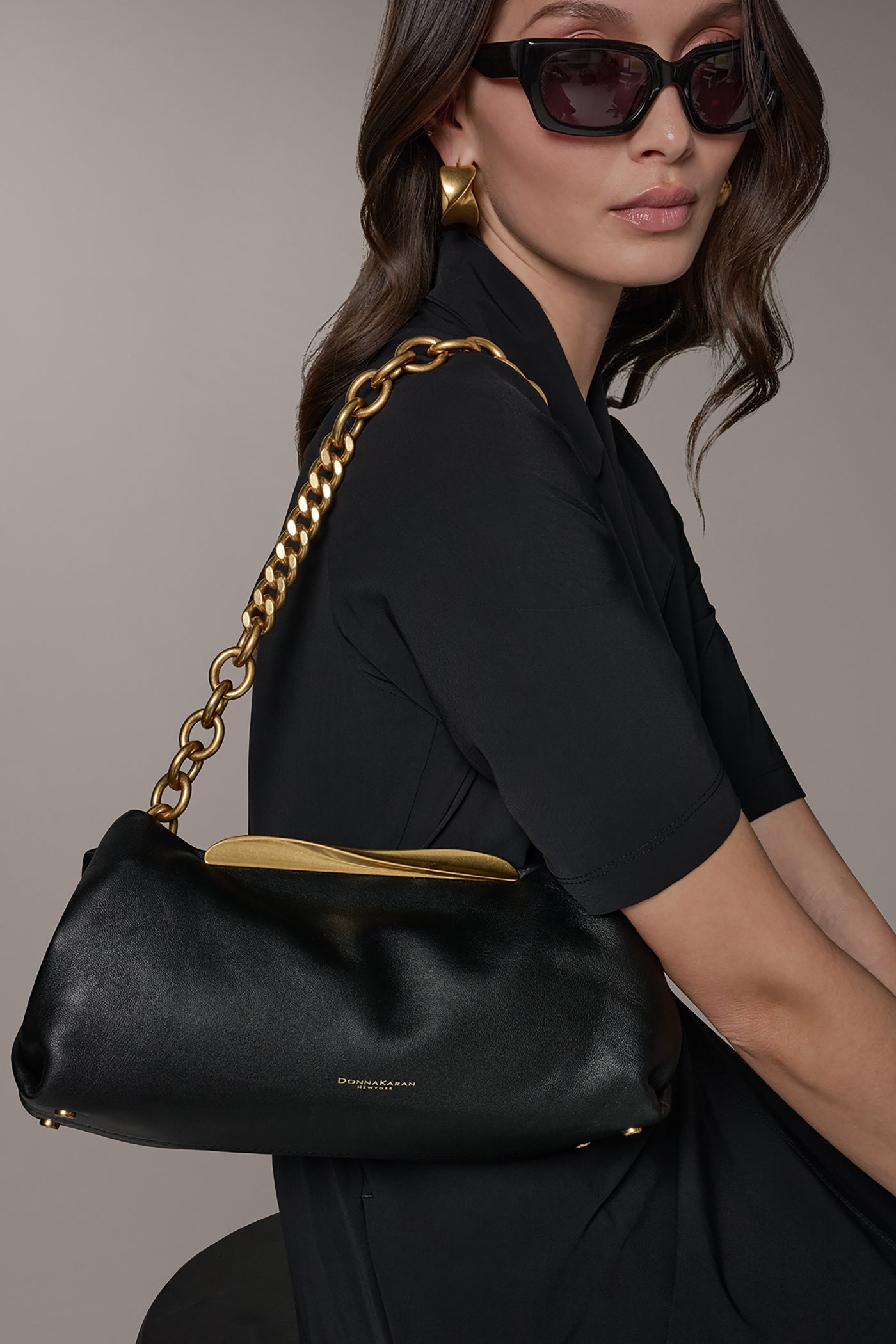 POPLIN LEATHER CLUTCH VIEW 7 | Bags