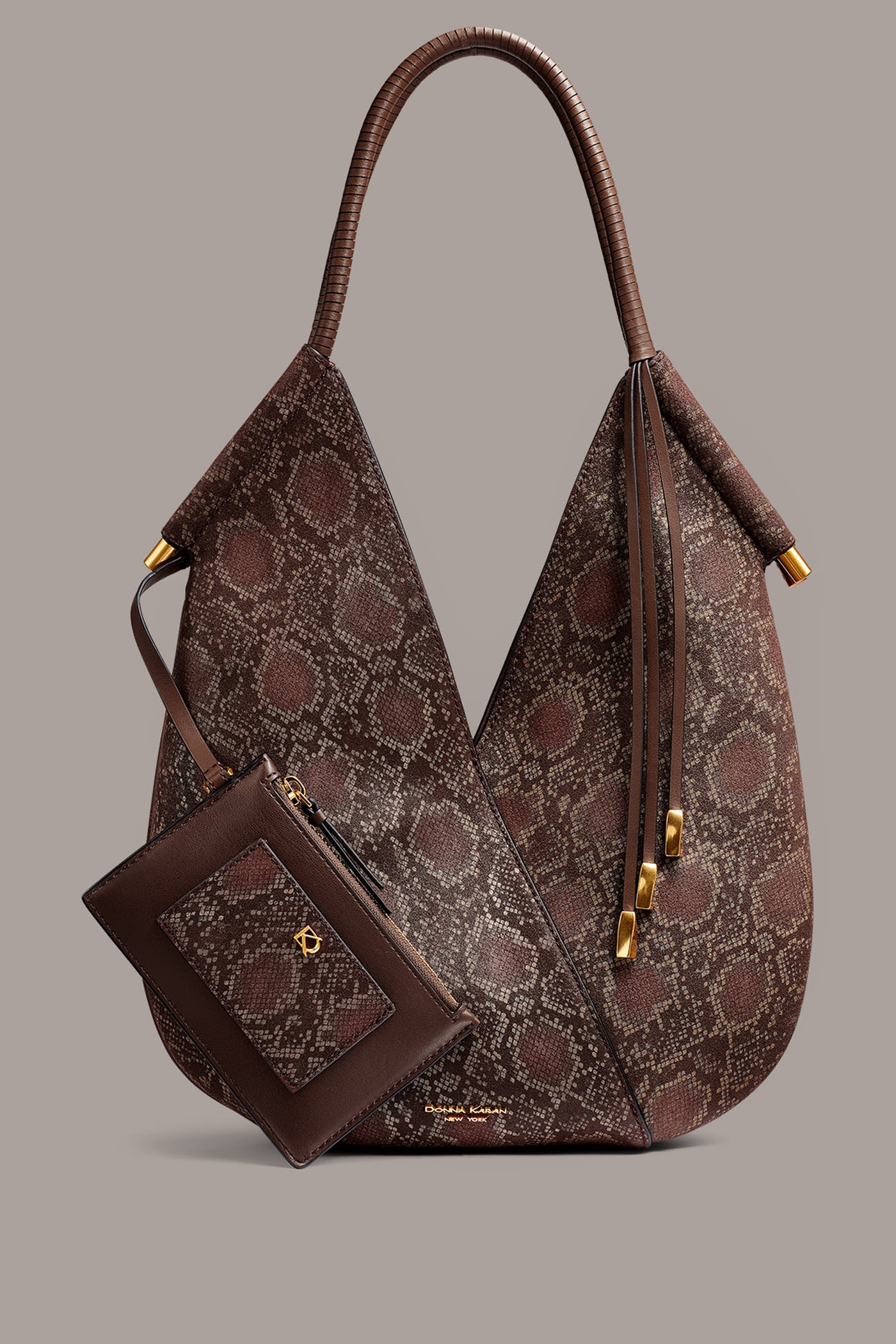 BALDWIN SNAKE-EFFECT LEATHER MINI SHOULDER BAG VIEW 1