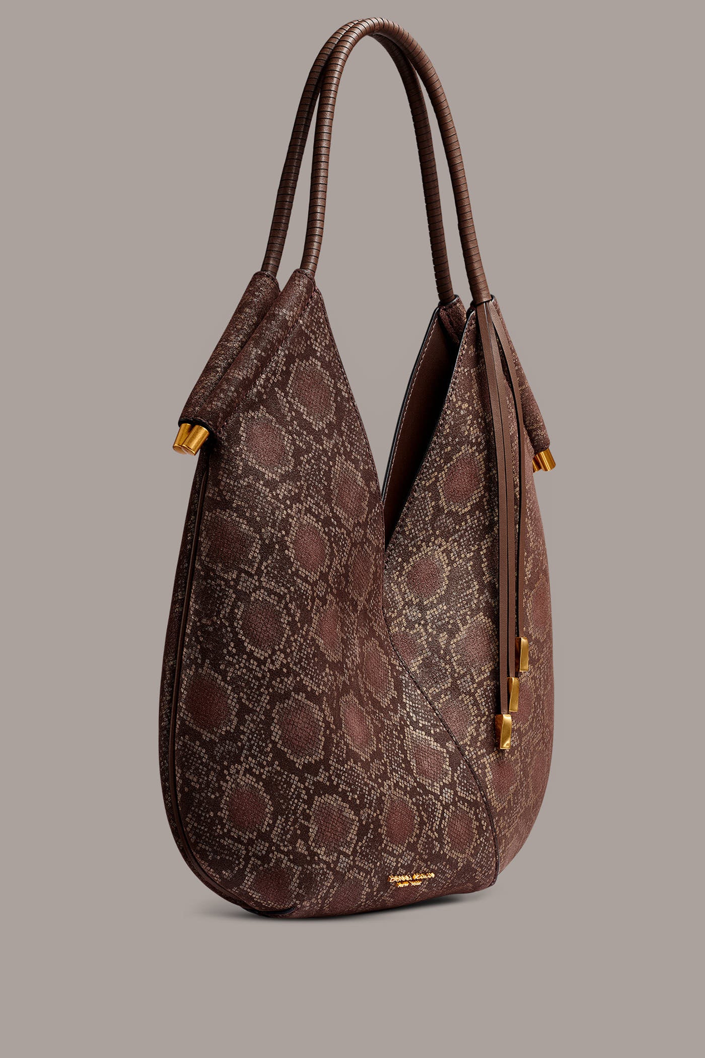 BALDWIN SNAKE-EFFECT LEATHER MINI SHOULDER BAG VIEW 4