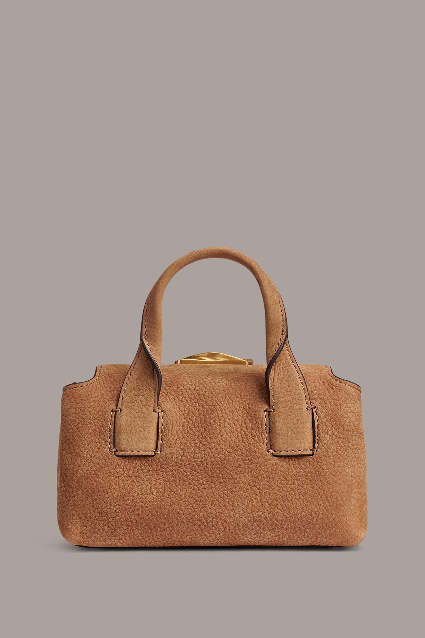 AMAGANSETT SUEDE MINI SATCHEL BAG VIEW 4