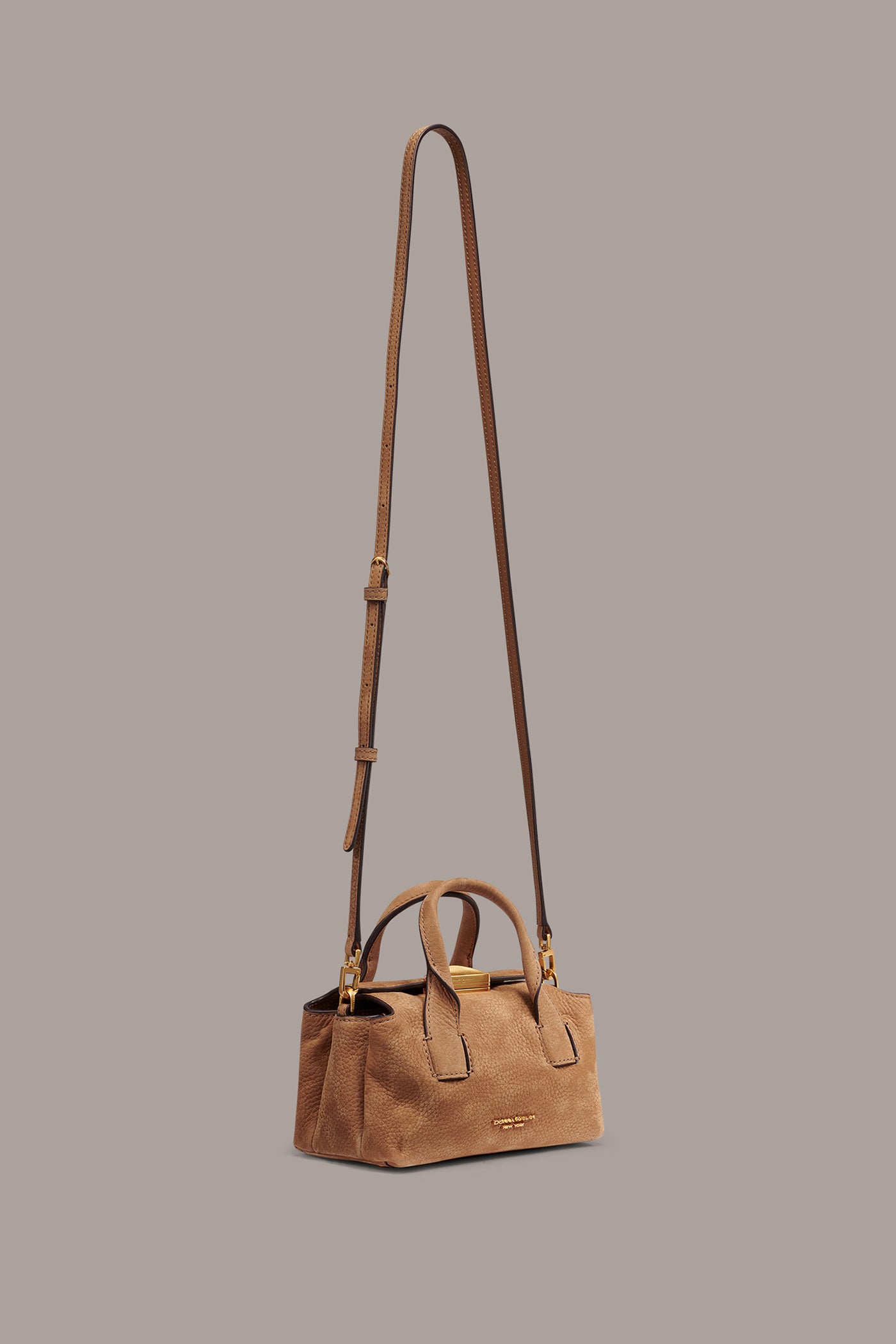 AMAGANSETT SUEDE MINI SATCHEL BAG VIEW 7