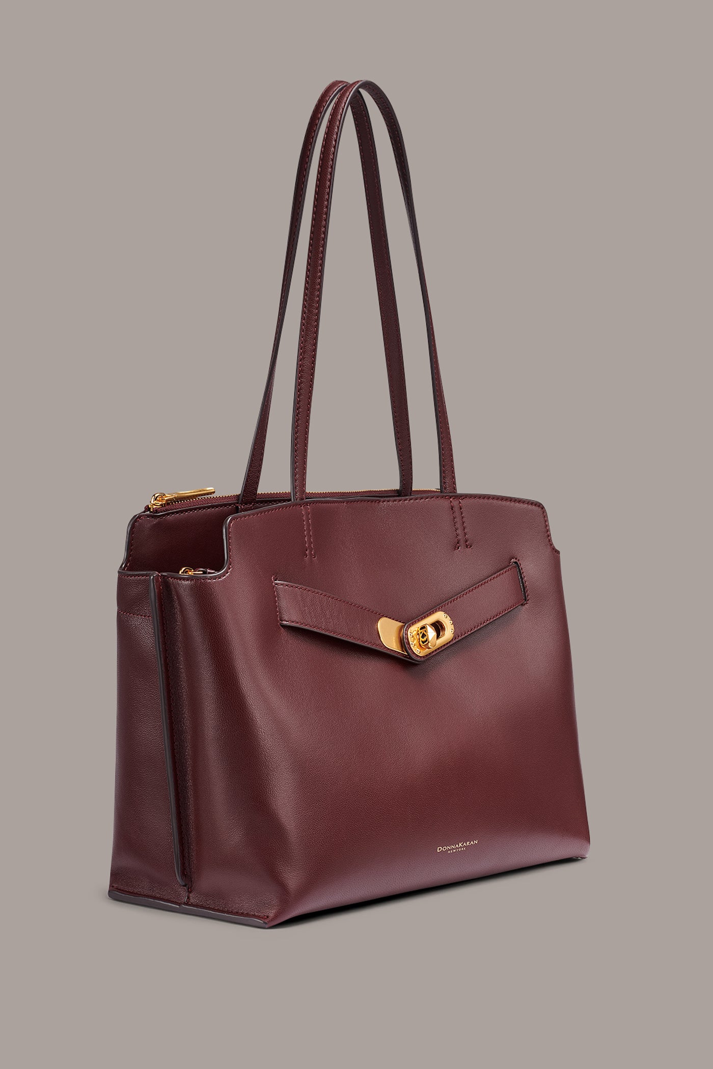 BRIDGEHAMPTON LEATHER TOTE VIEW 4