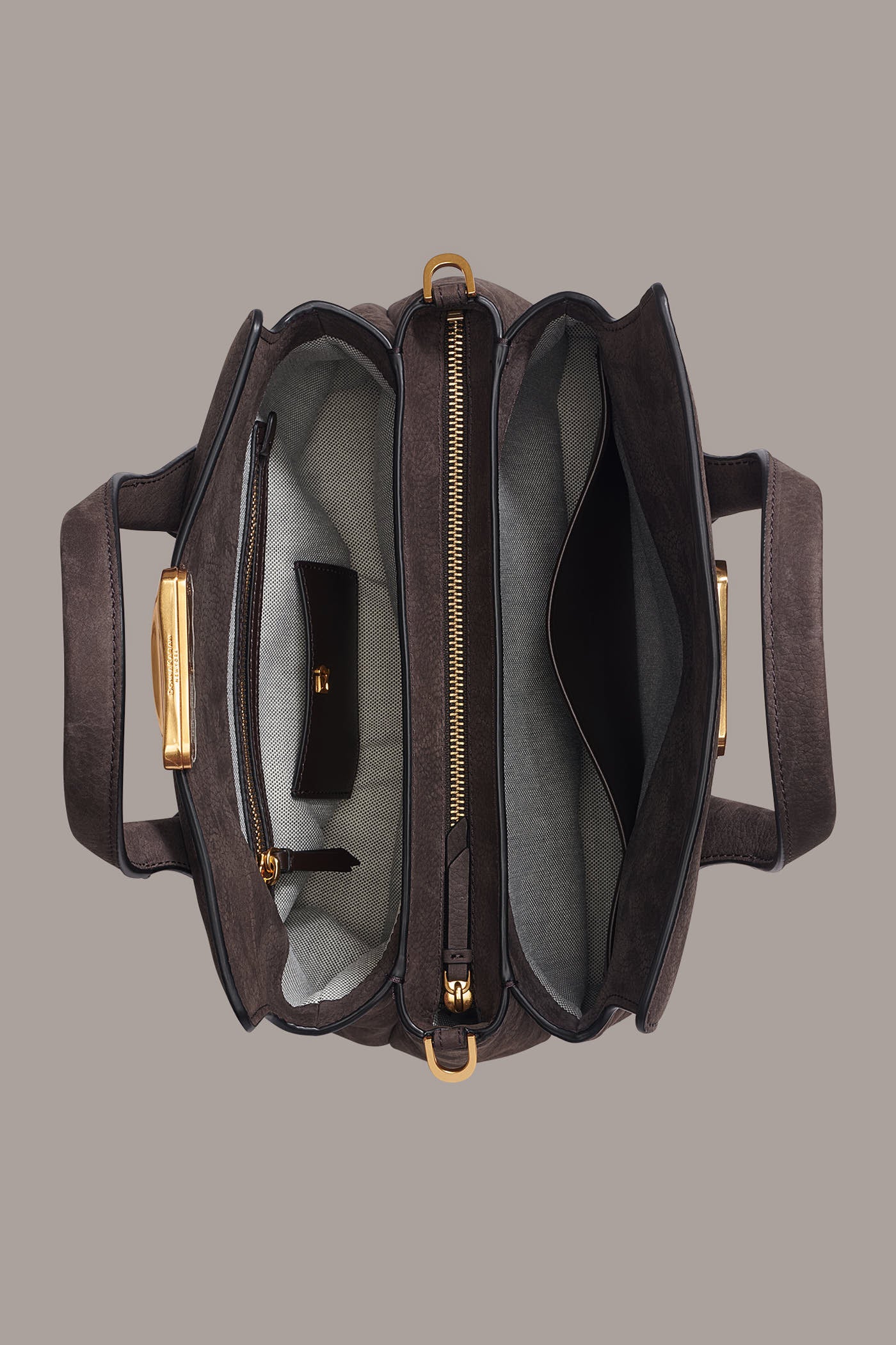 AMAGANSETT SUEDE SATCHEL BAG VIEW 4