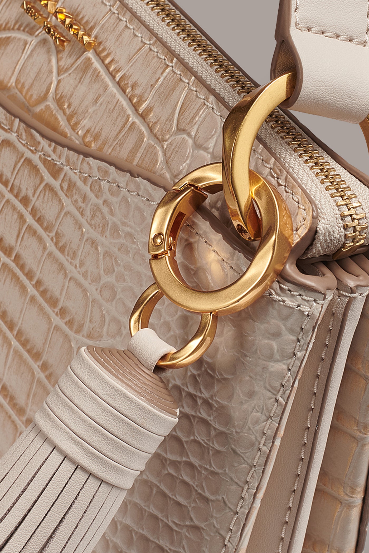 GLENWOOD CROC-EFFECT LEATHER CROSSBODY BAG VIEW 6