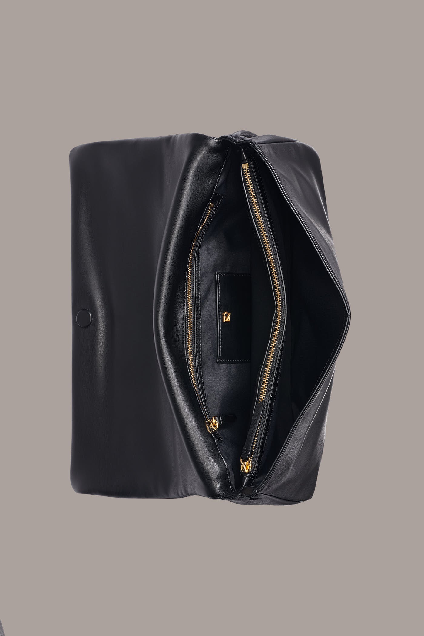 GRENADINE LEATHER CLUTCH VIEW 2