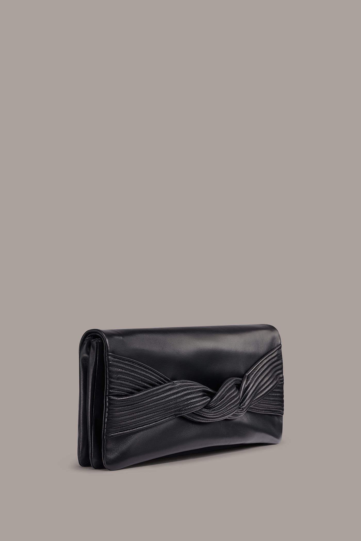 GRENADINE LEATHER CLUTCH VIEW 3