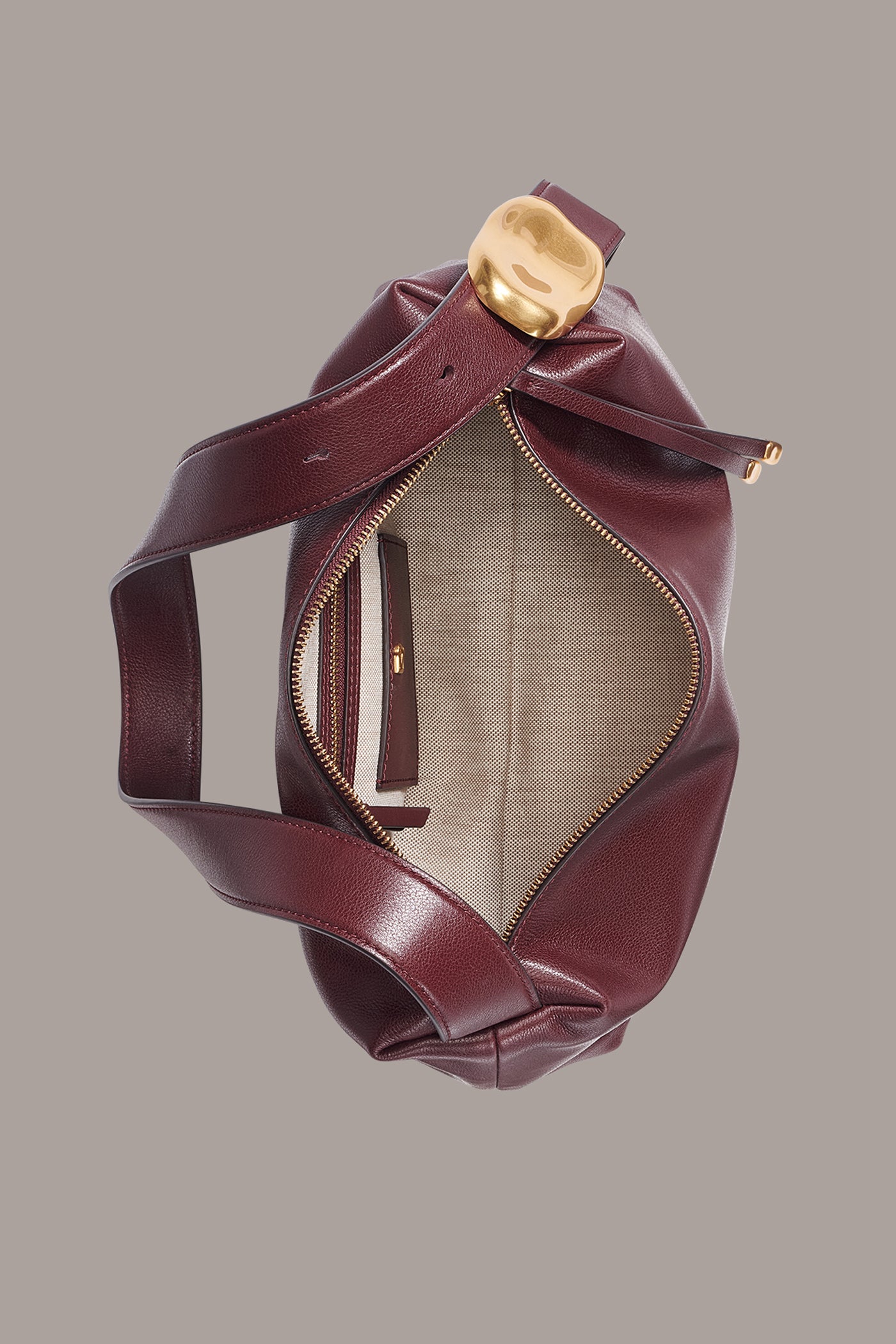 HEATHER LEATHER SHOULDER BAG VIEW 4