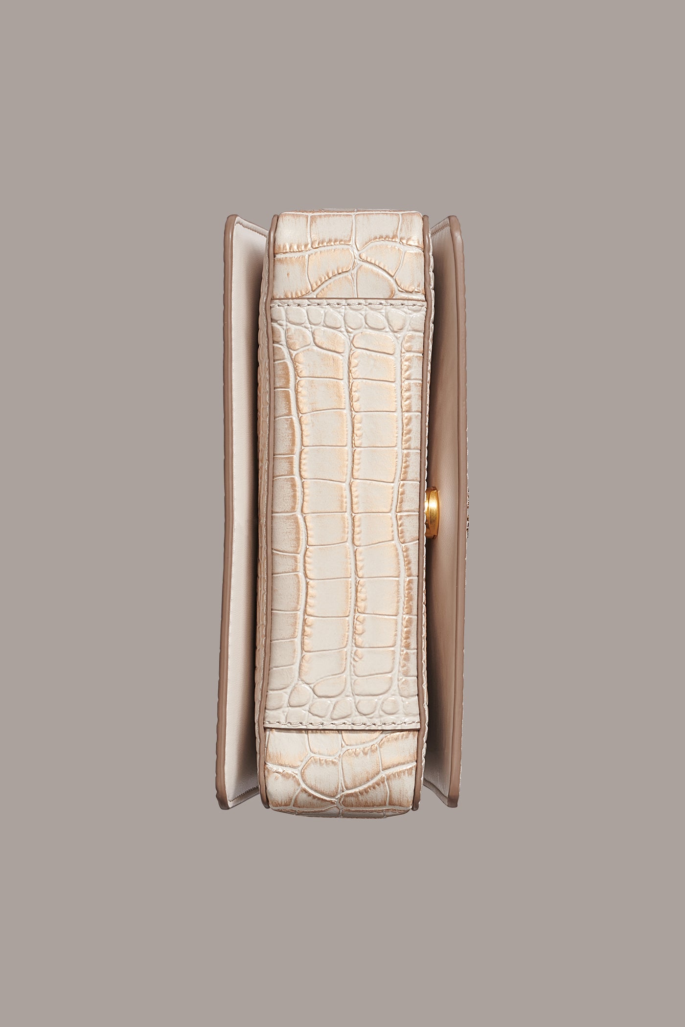 JERICHO METALLIC CROC-EFFECT SHOULDER BAG VIEW 7