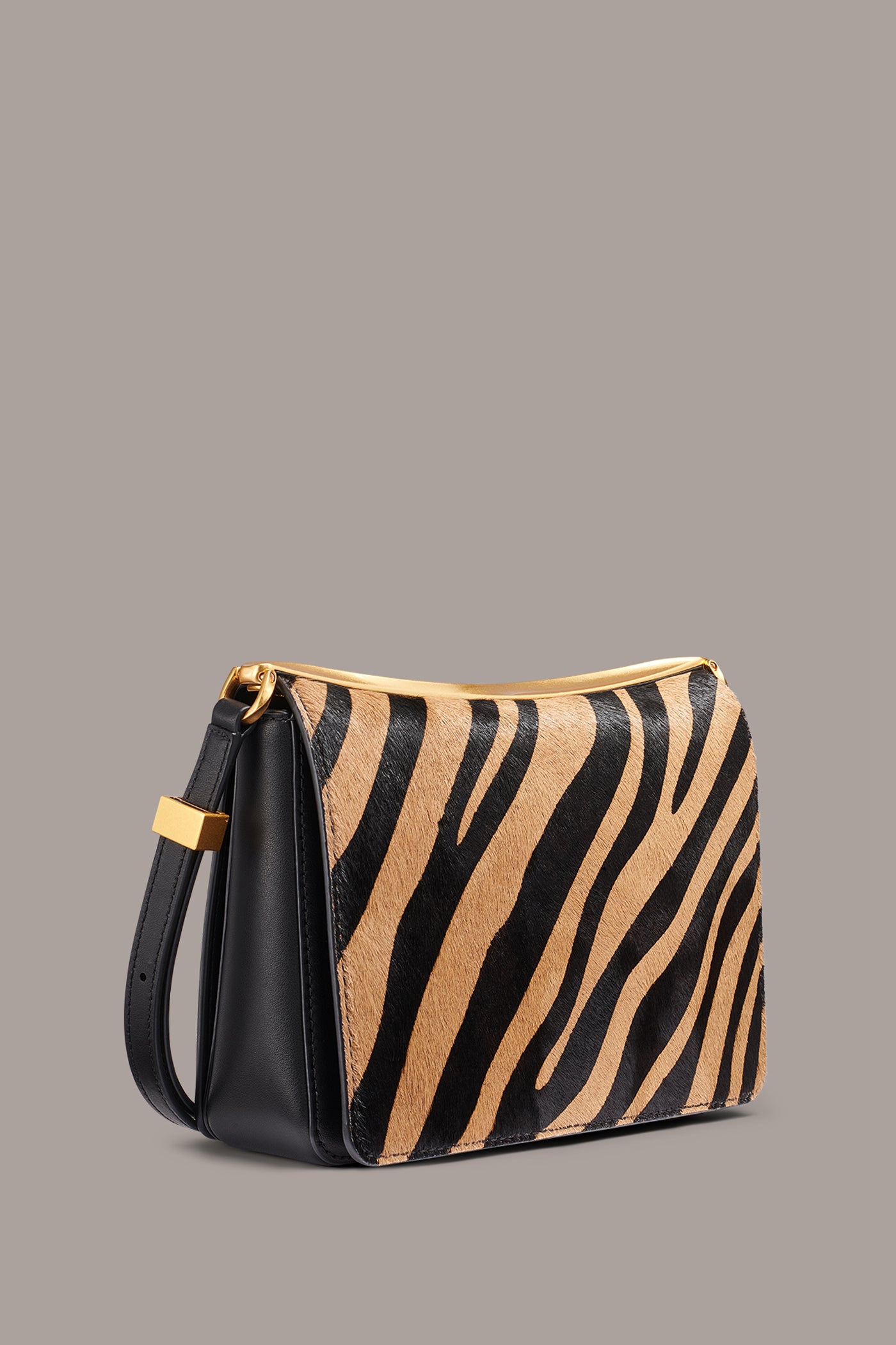 JERICHO ZEBRA CALF HAIR SHOULDER BAG VIEW 4