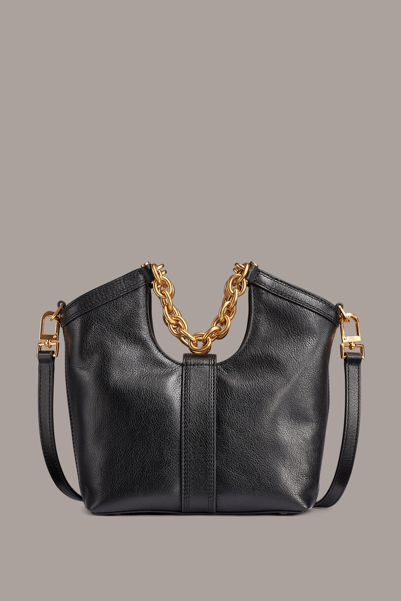 LENO LEATHER SMALL TOTE VIEW 5