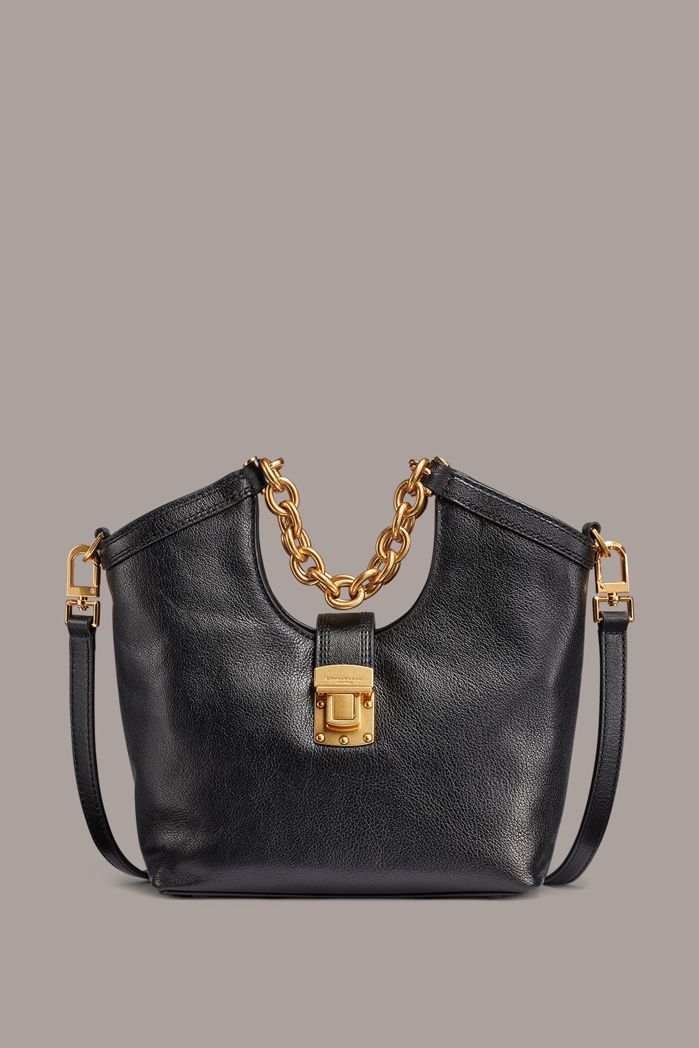 LENO LEATHER SMALL TOTE VIEW 1