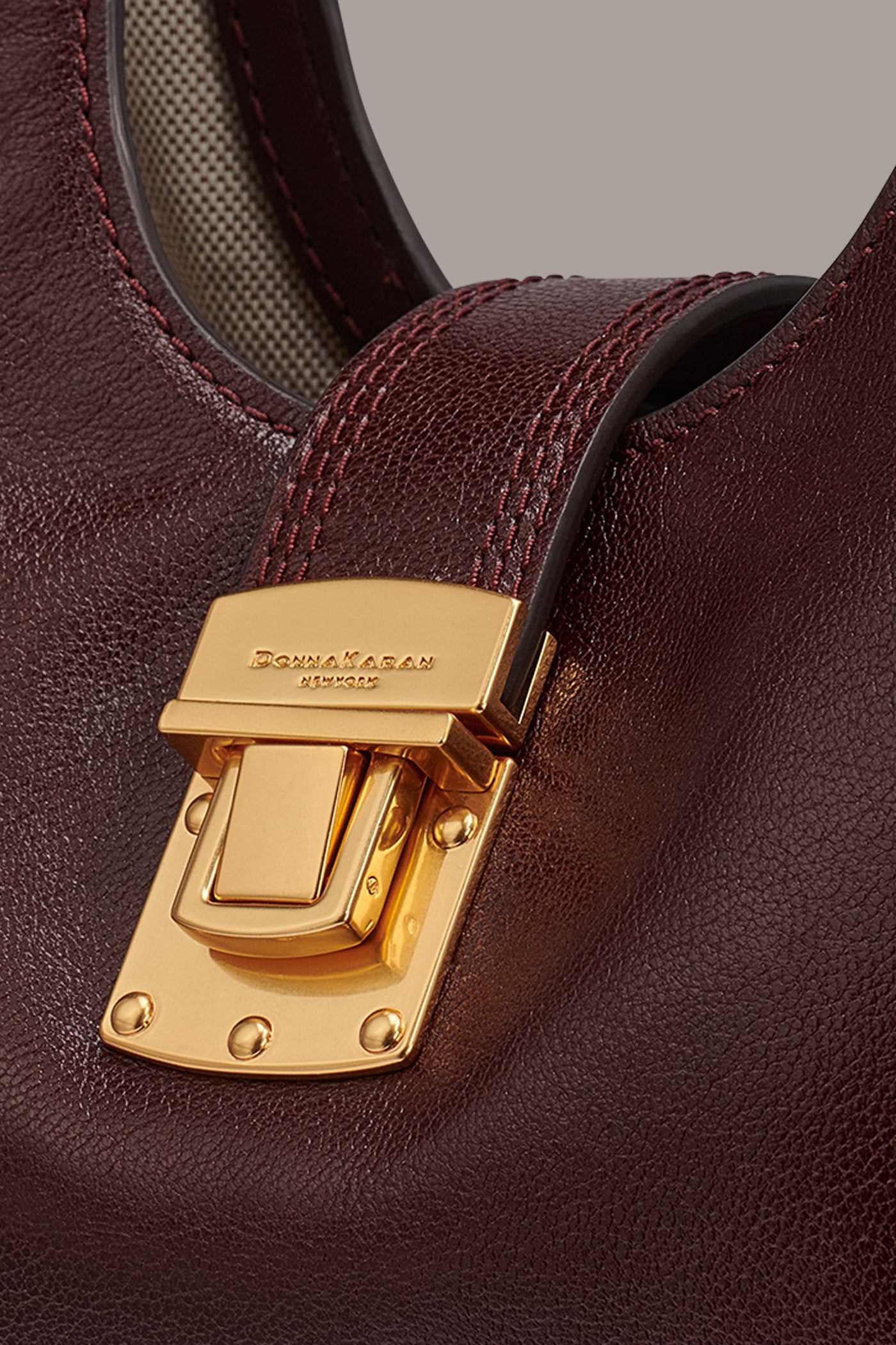 LENO LEATHER SMALL TOTE VIEW 5