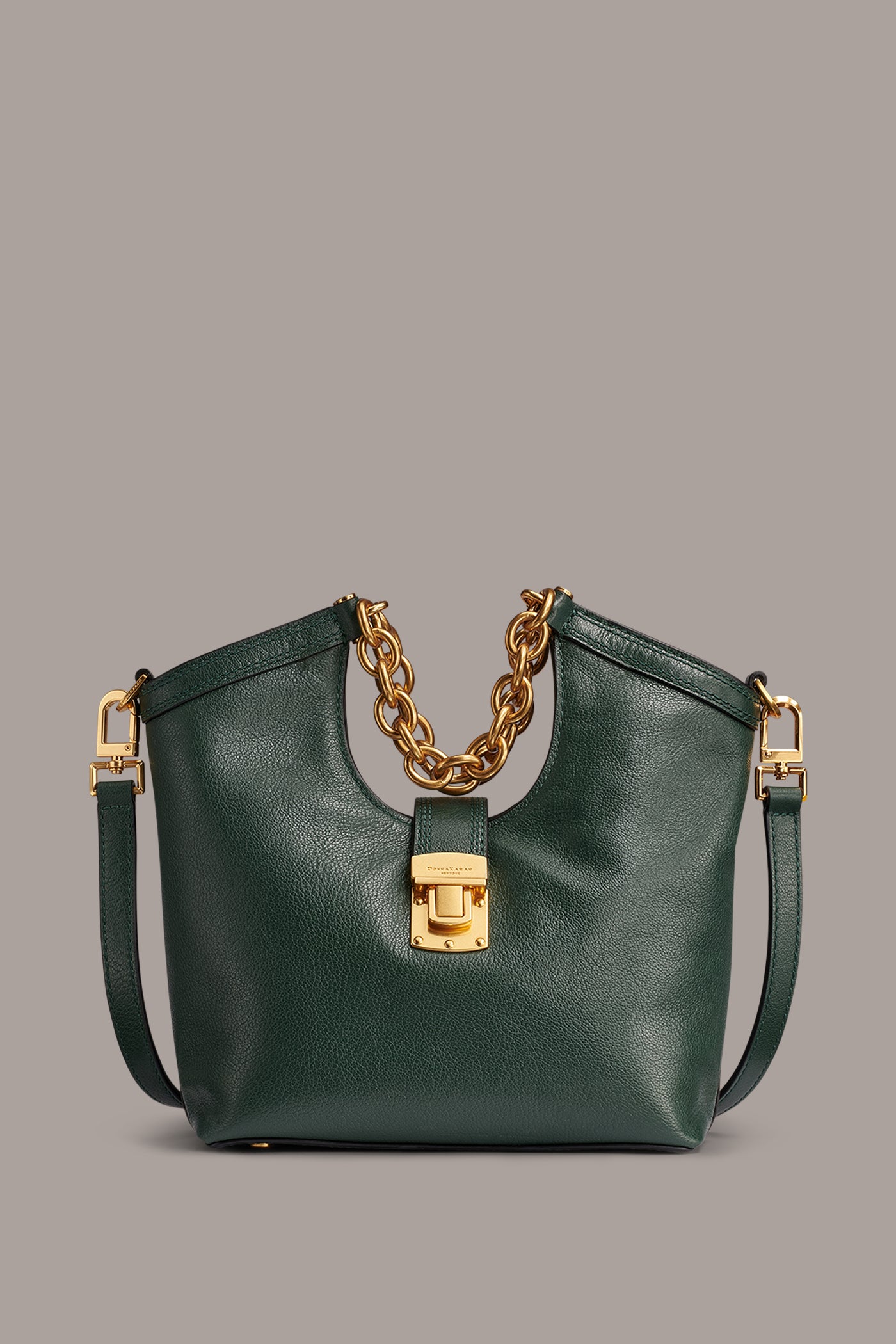 LENO LEATHER SMALL TOTE VIEW 1