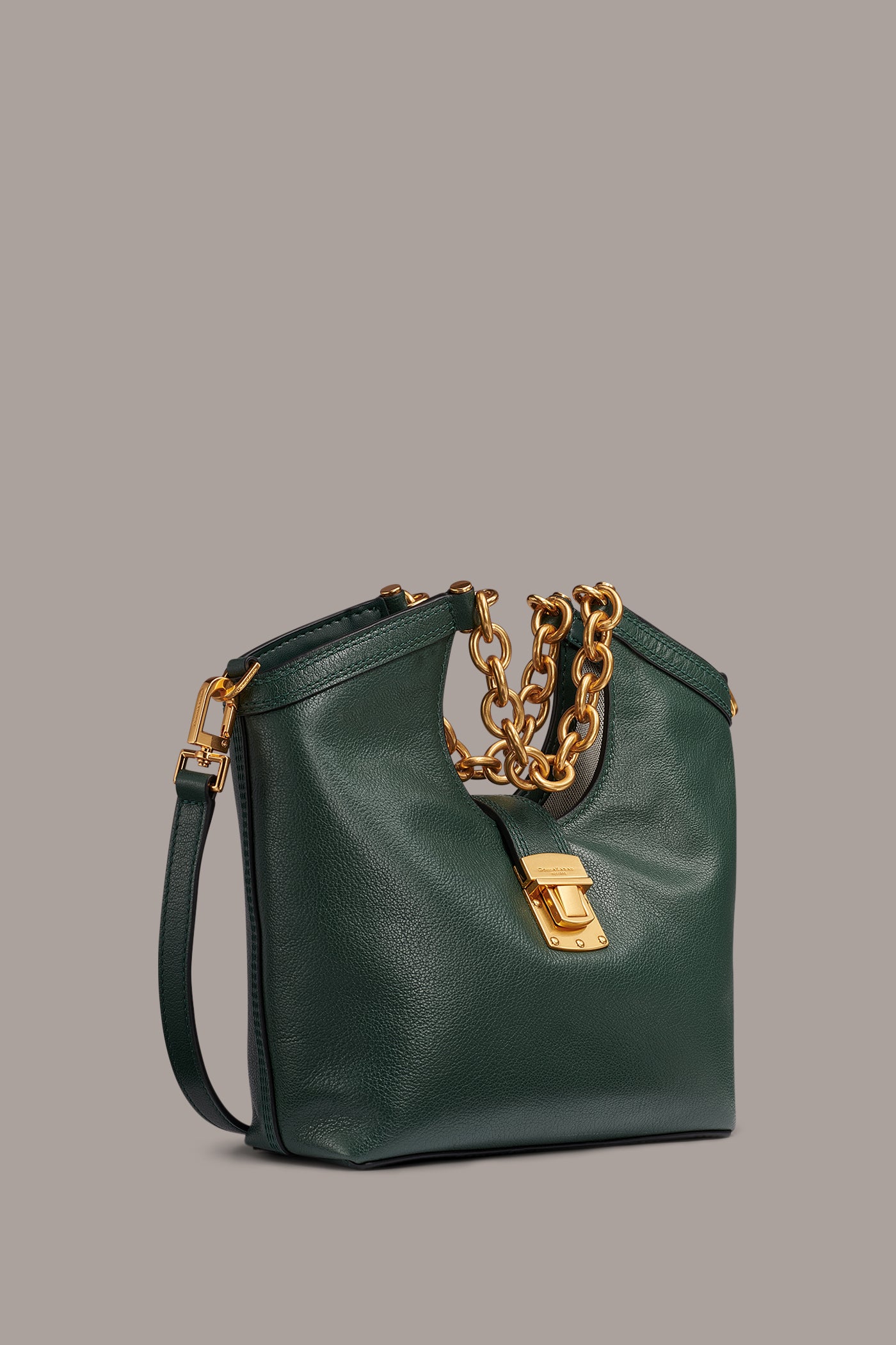 LENO LEATHER SMALL TOTE VIEW 2