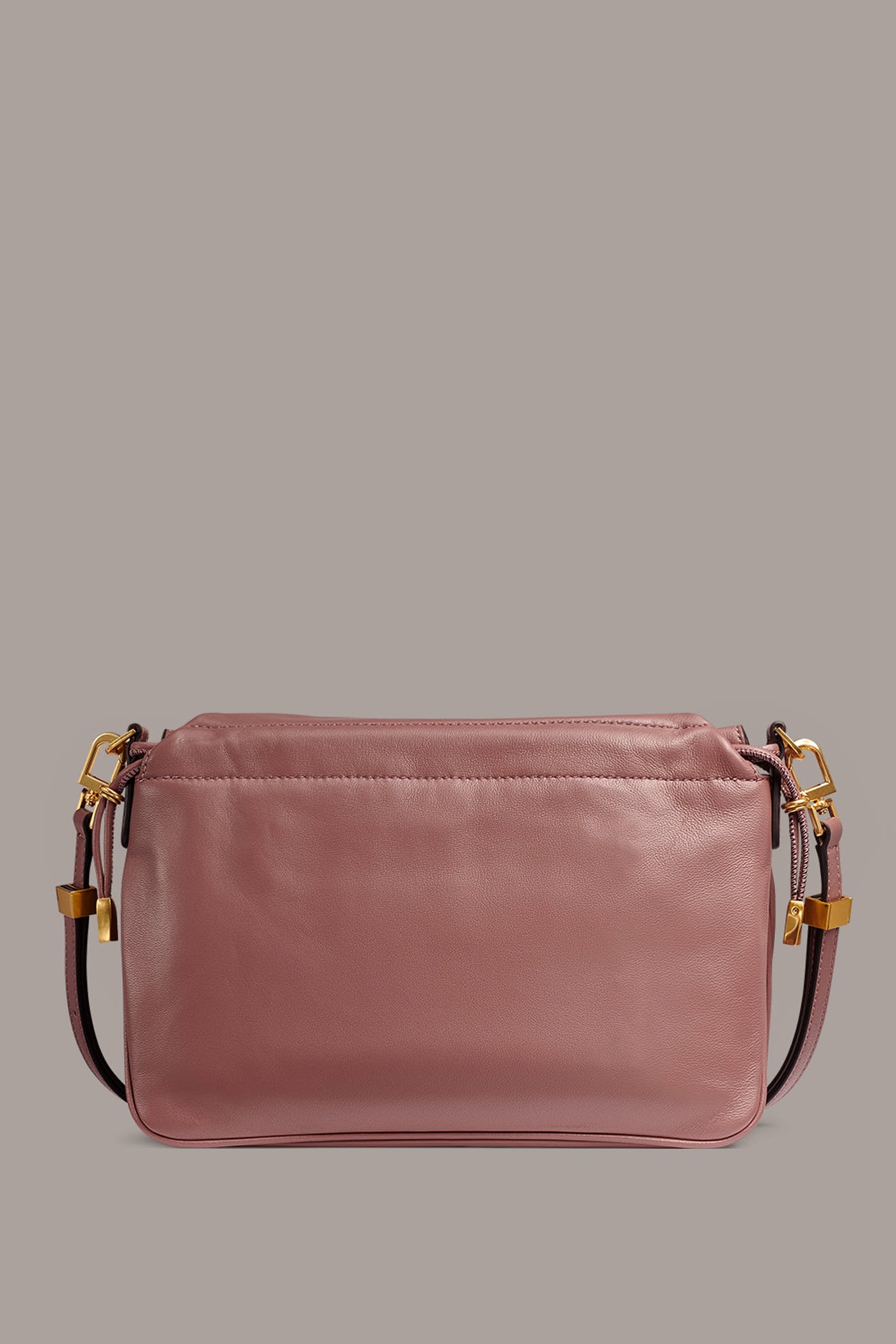MOHAIR LEATHER SHOULDER BAG VIEW 5