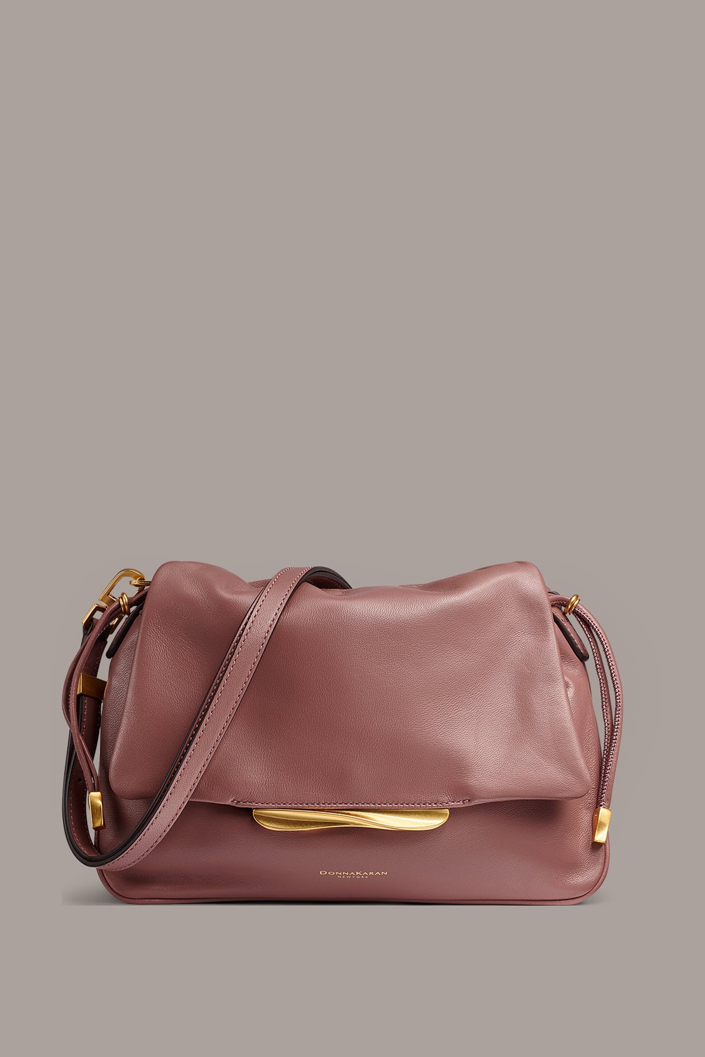 MOHAIR LEATHER SHOULDER BAG VIEW 1