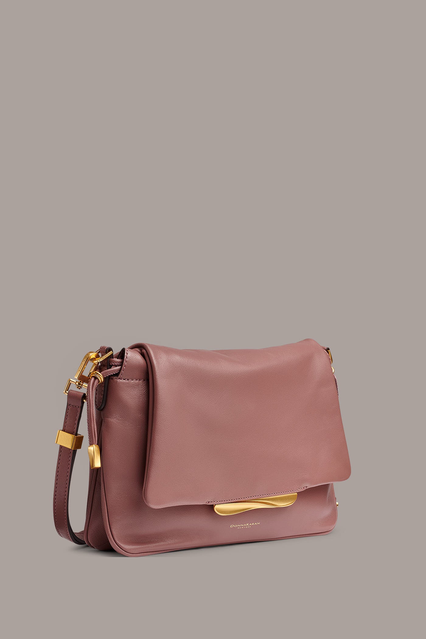 MOHAIR LEATHER SHOULDER BAG VIEW 2