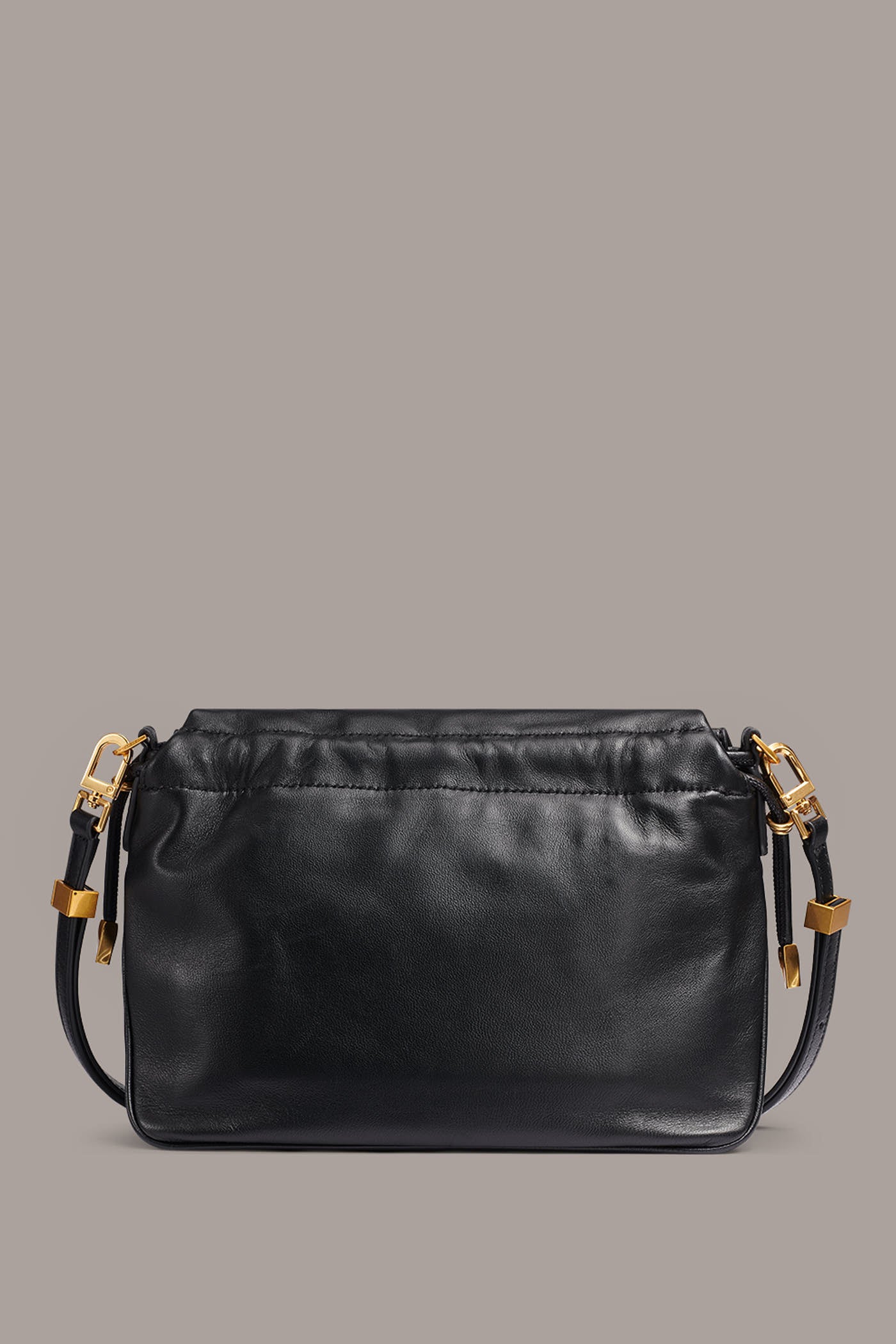 MOHAIR LEATHER SHOULDER BAG VIEW 7