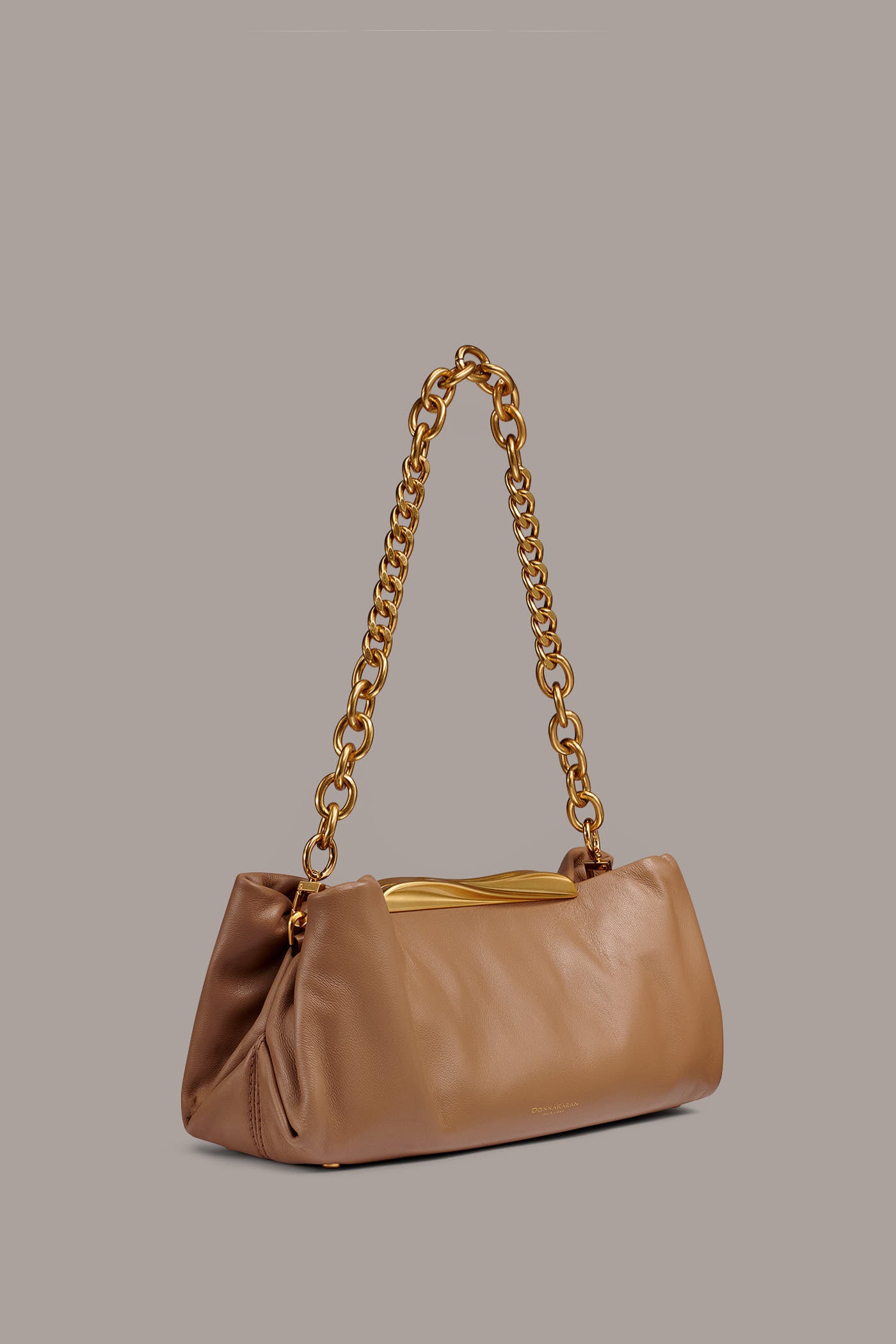 POPLIN LEATHER CLUTCH VIEW 3
