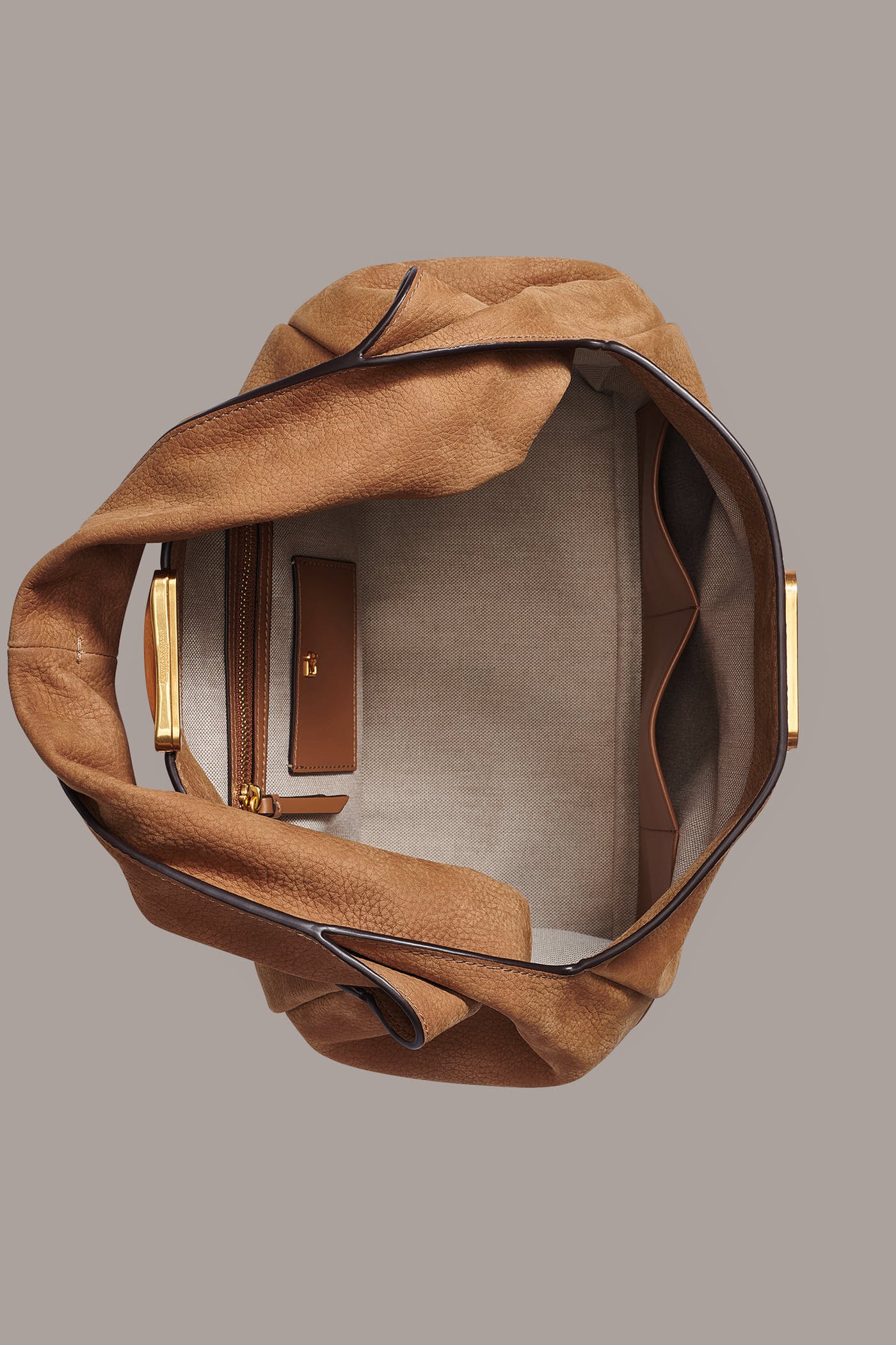 AMAGANSETT LEATHER SHOULDER BAG VIEW 6