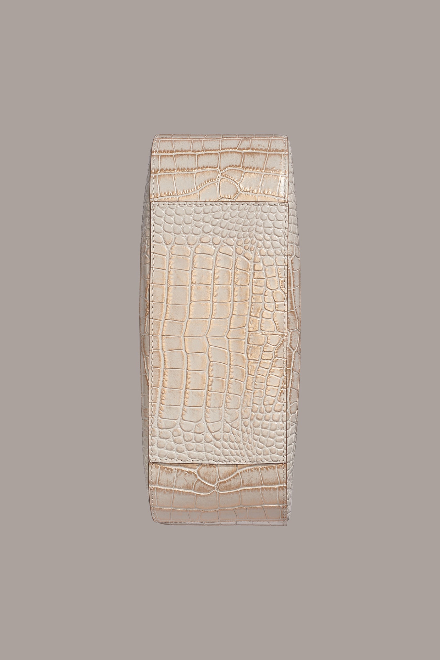 QUOGUE CROC-EFFECT LEATHER SHOULDER BAG VIEW 6