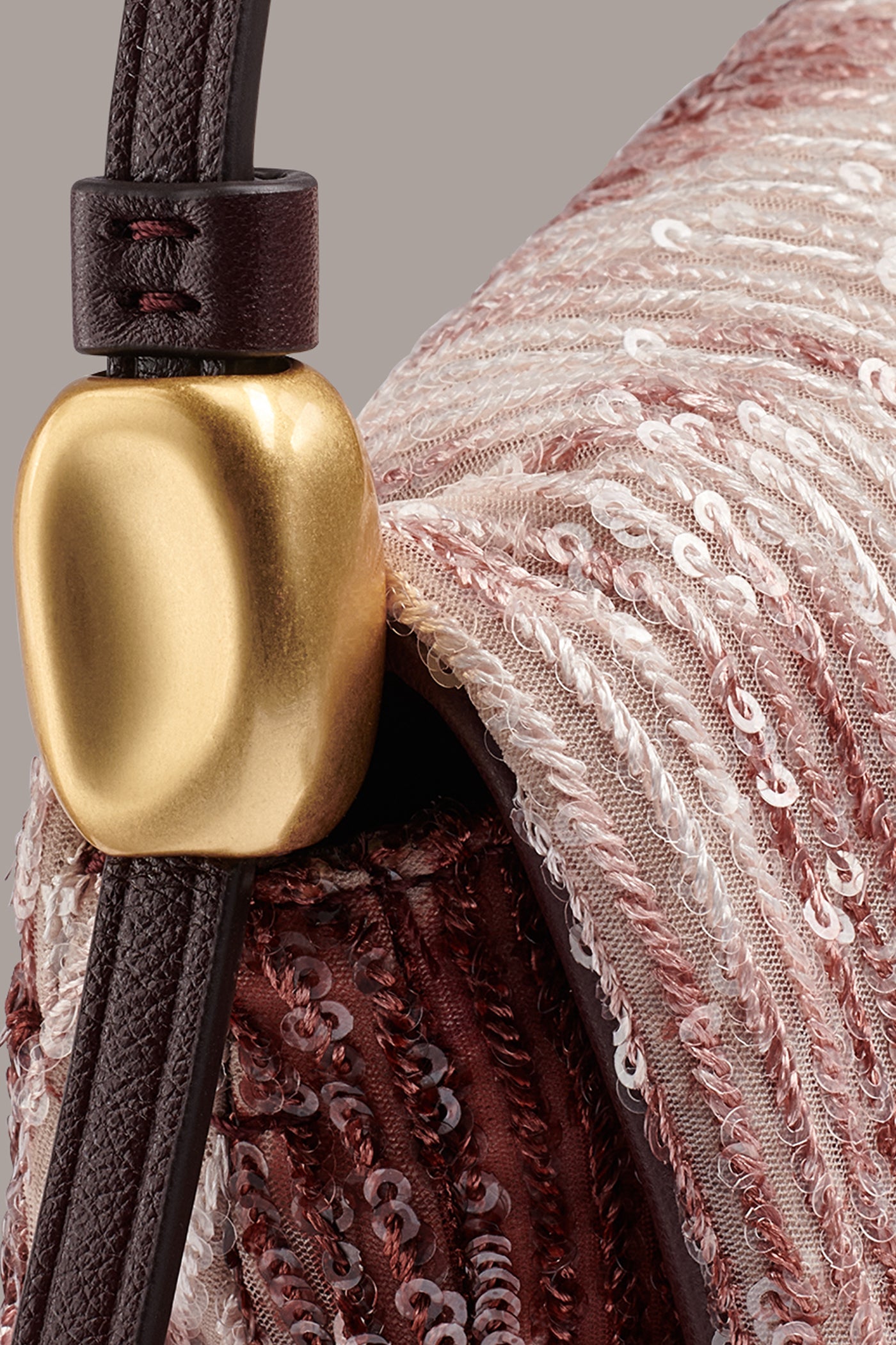 VELVET SEQUIN FLAP SHOULDER BAG VIEW 6 | Bags