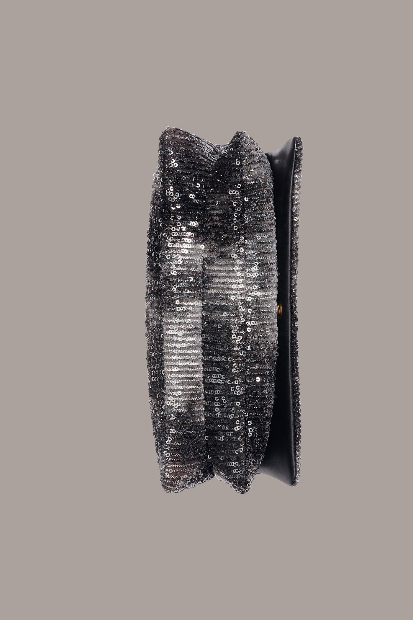VELVET SEQUIN FLAP SHOULDER BAG VIEW 5