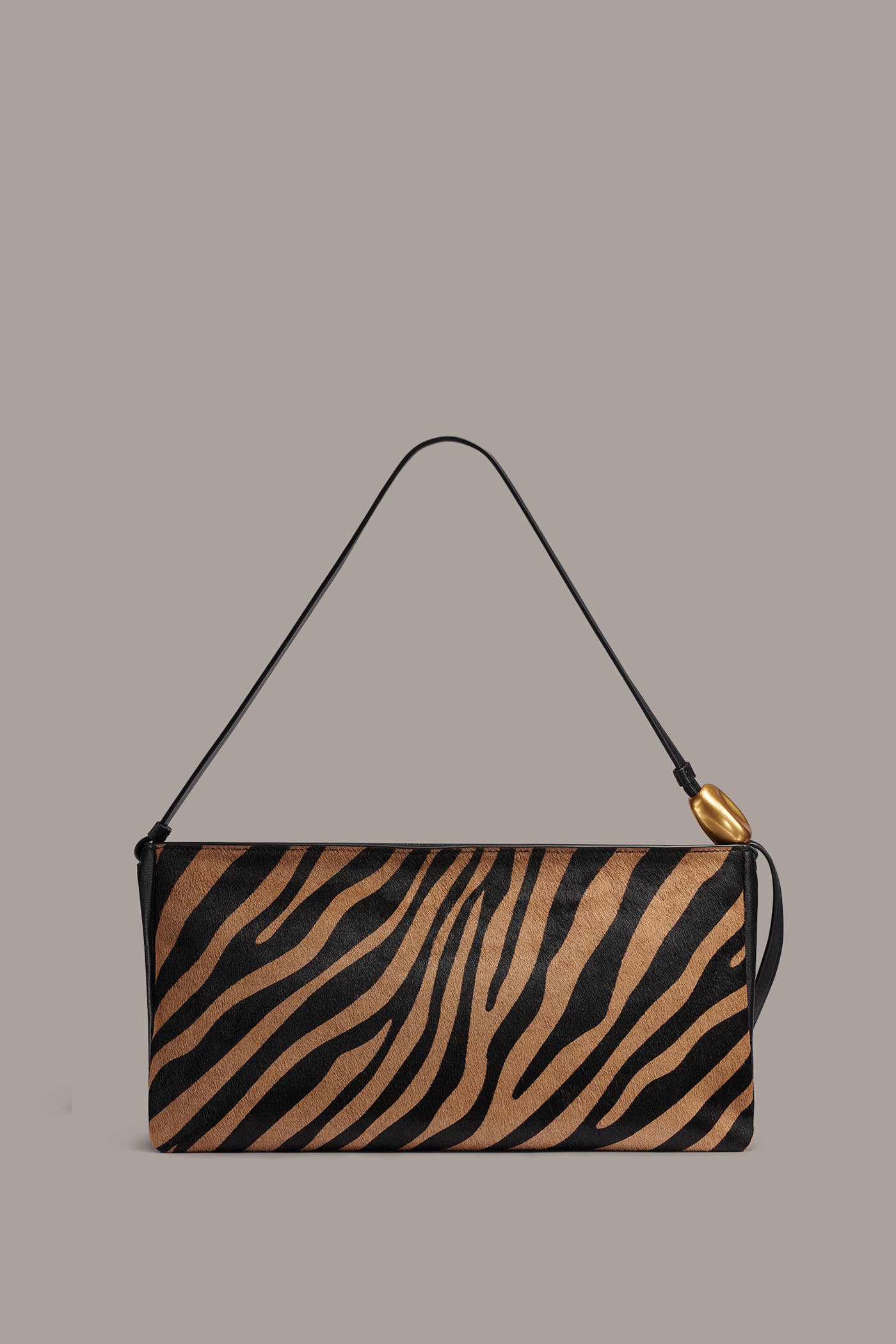 VELVET ZEBRA CALF HAIR SHOULDER BAG VIEW 4 | New Arrivals