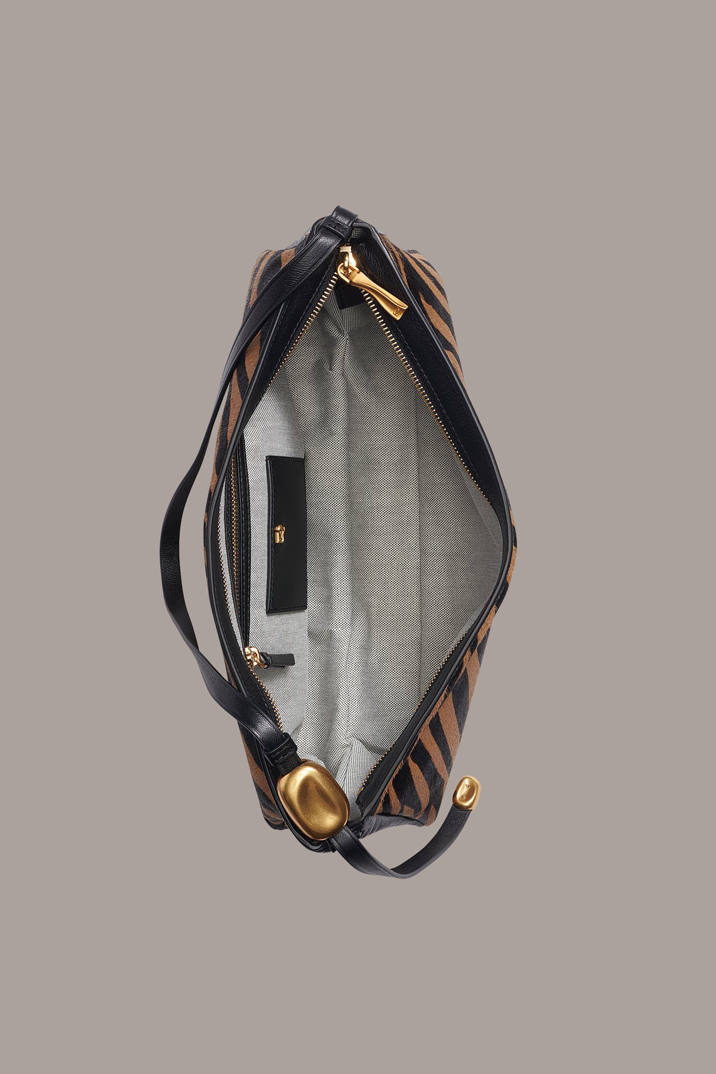 VELVET ZEBRA CALF HAIR SHOULDER BAG VIEW 5 | New Arrivals
