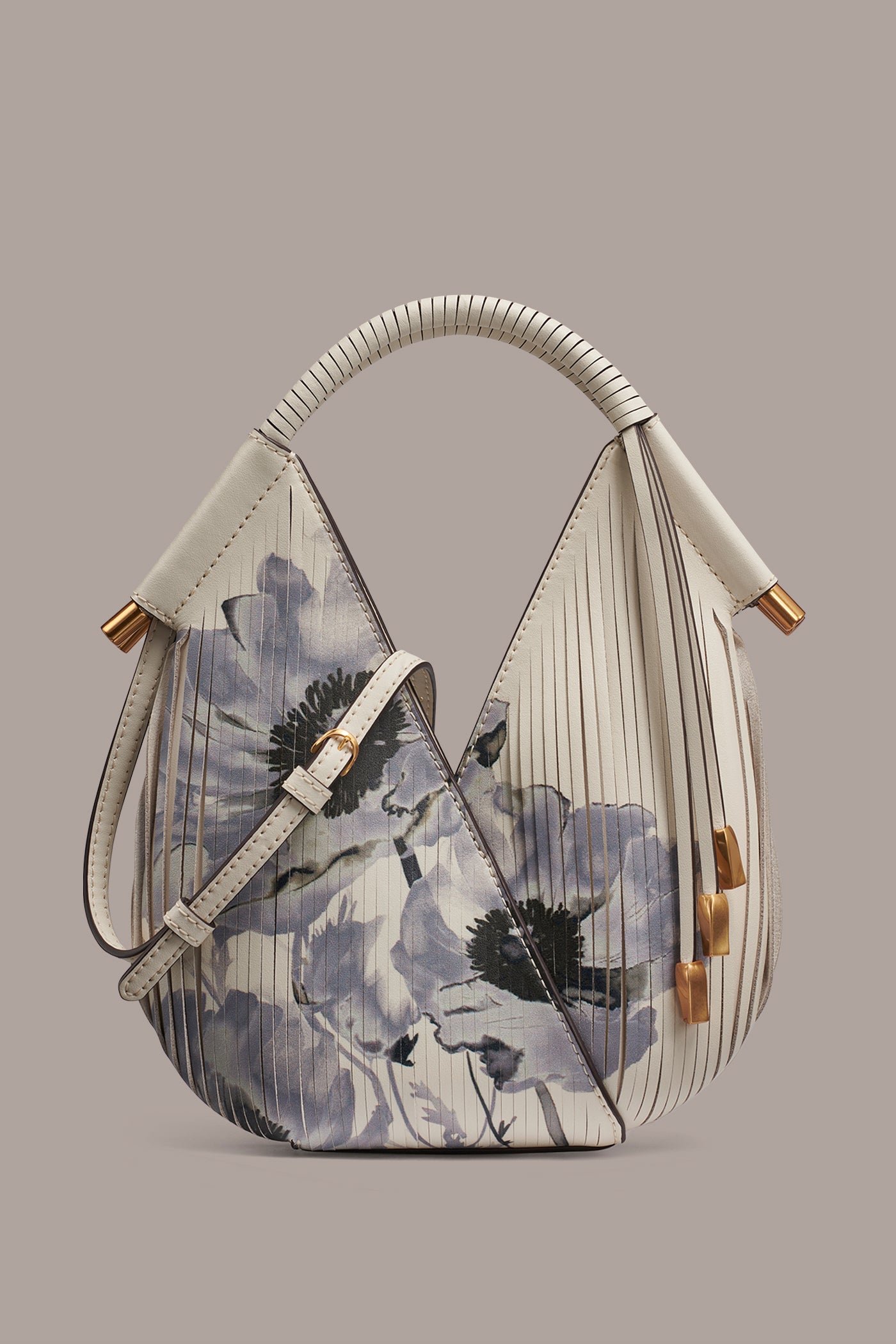 BALDWIN FLORAL LASER-CUT MINI CROSSBODY | View 1 | BALDWIN