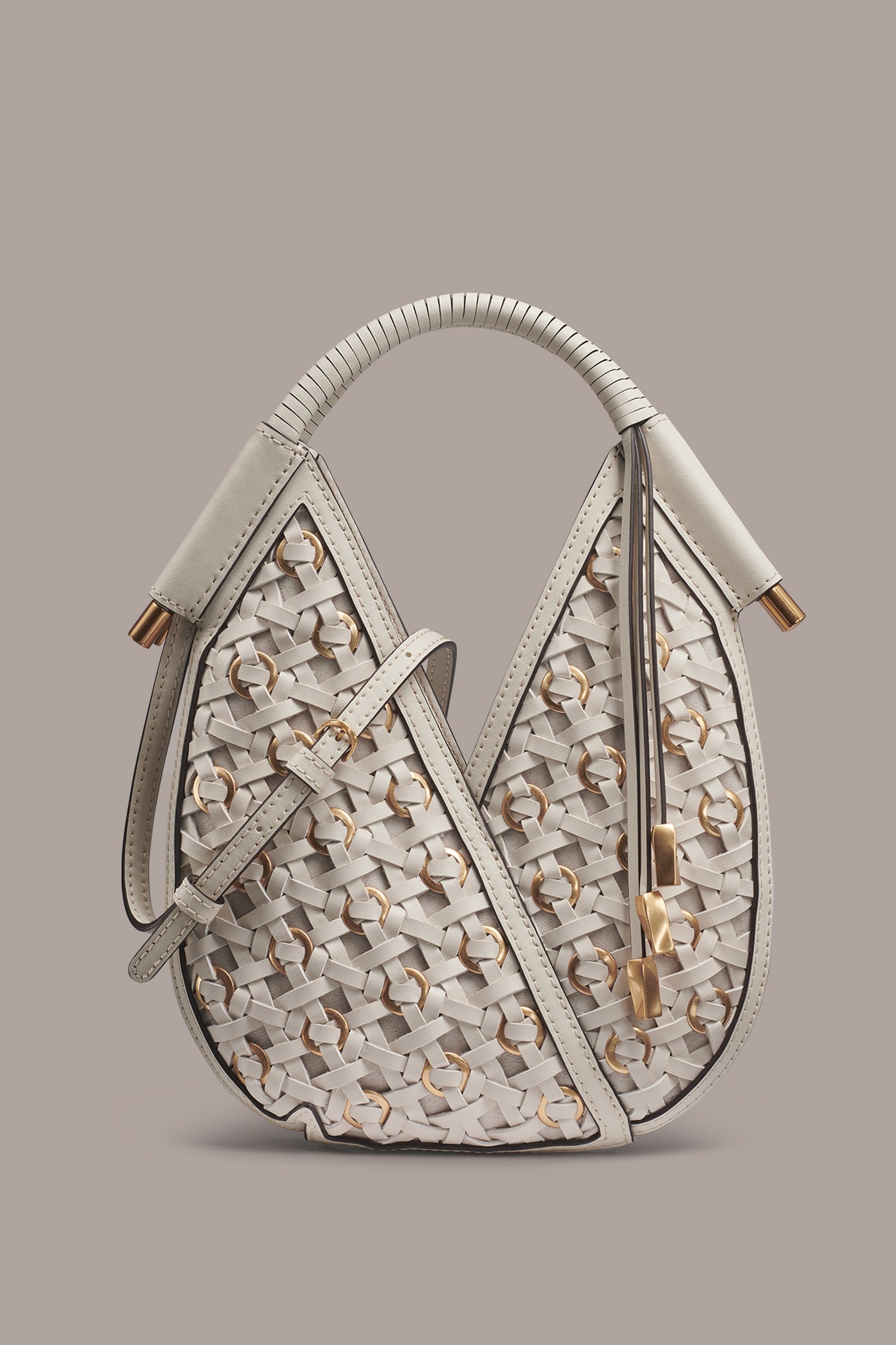 BALDWIN WOVEN GROMMET MINI CROSSBODY | View 1 | BALDWIN