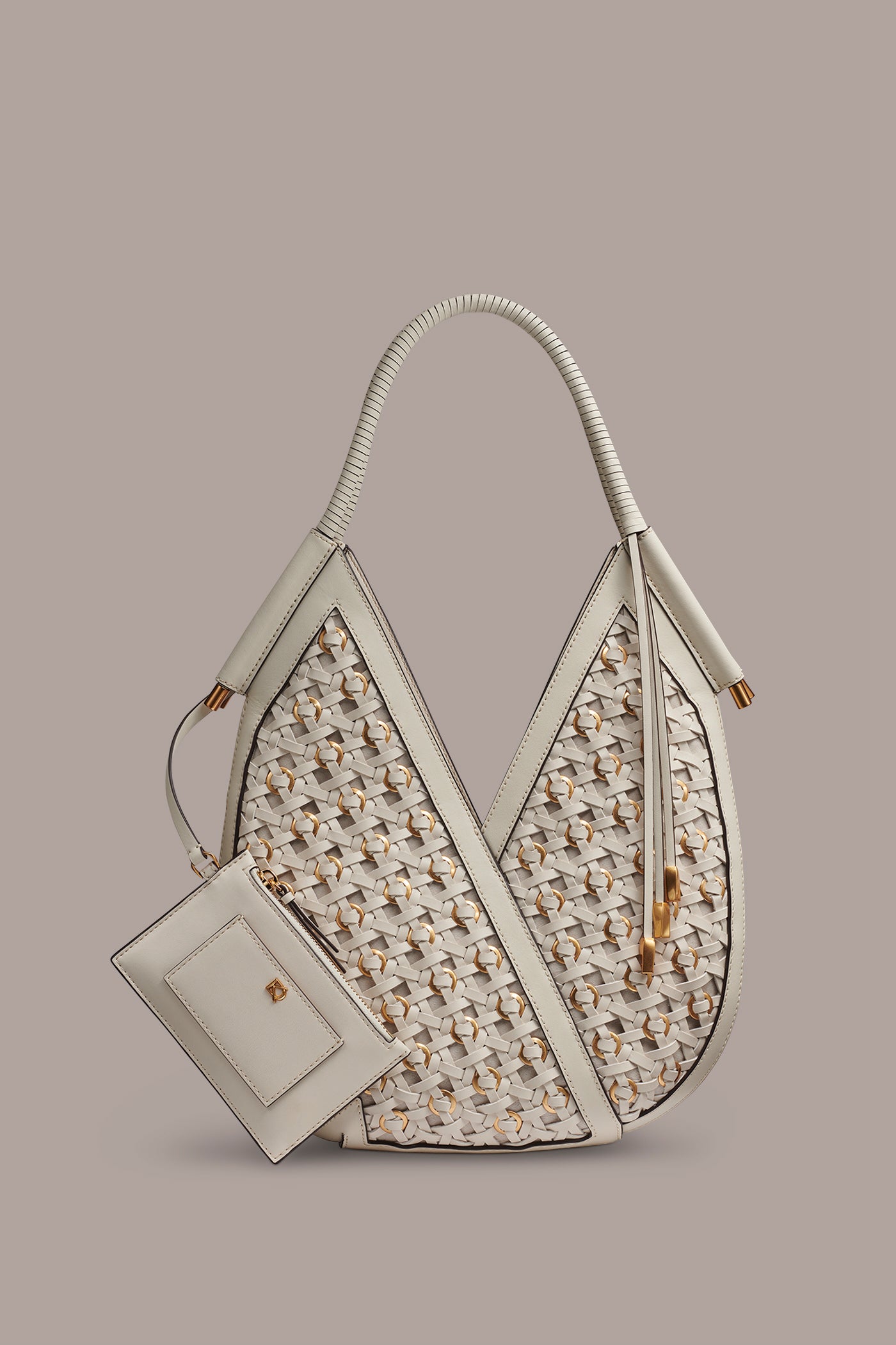 BALDWIN WOVEN GROMMET MINI SHOULDER BAG | View 1 | Shoulder & Hobo Bags